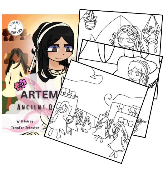Artemisia II Colouring-in Pages