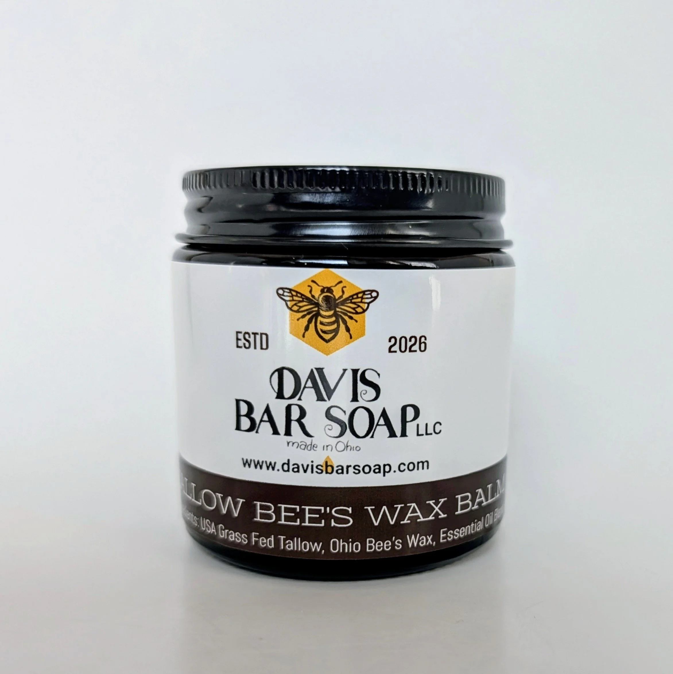Tallow Bee's Wax Balm Frankincense, Myrrh, Bergamot