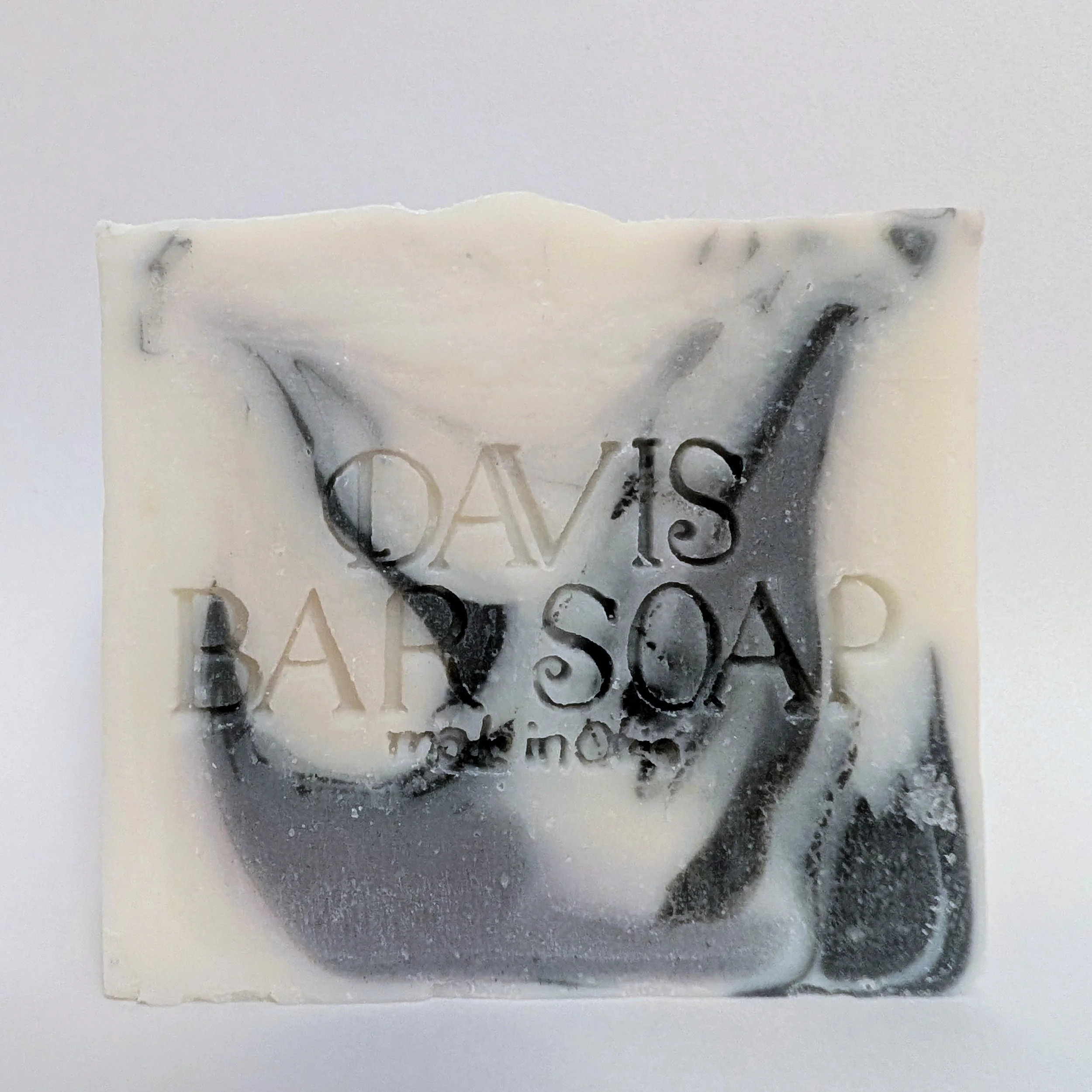 Women's spring time lavender and vanilla bar soap w/ activated charcoal and beautiful indigo root powder