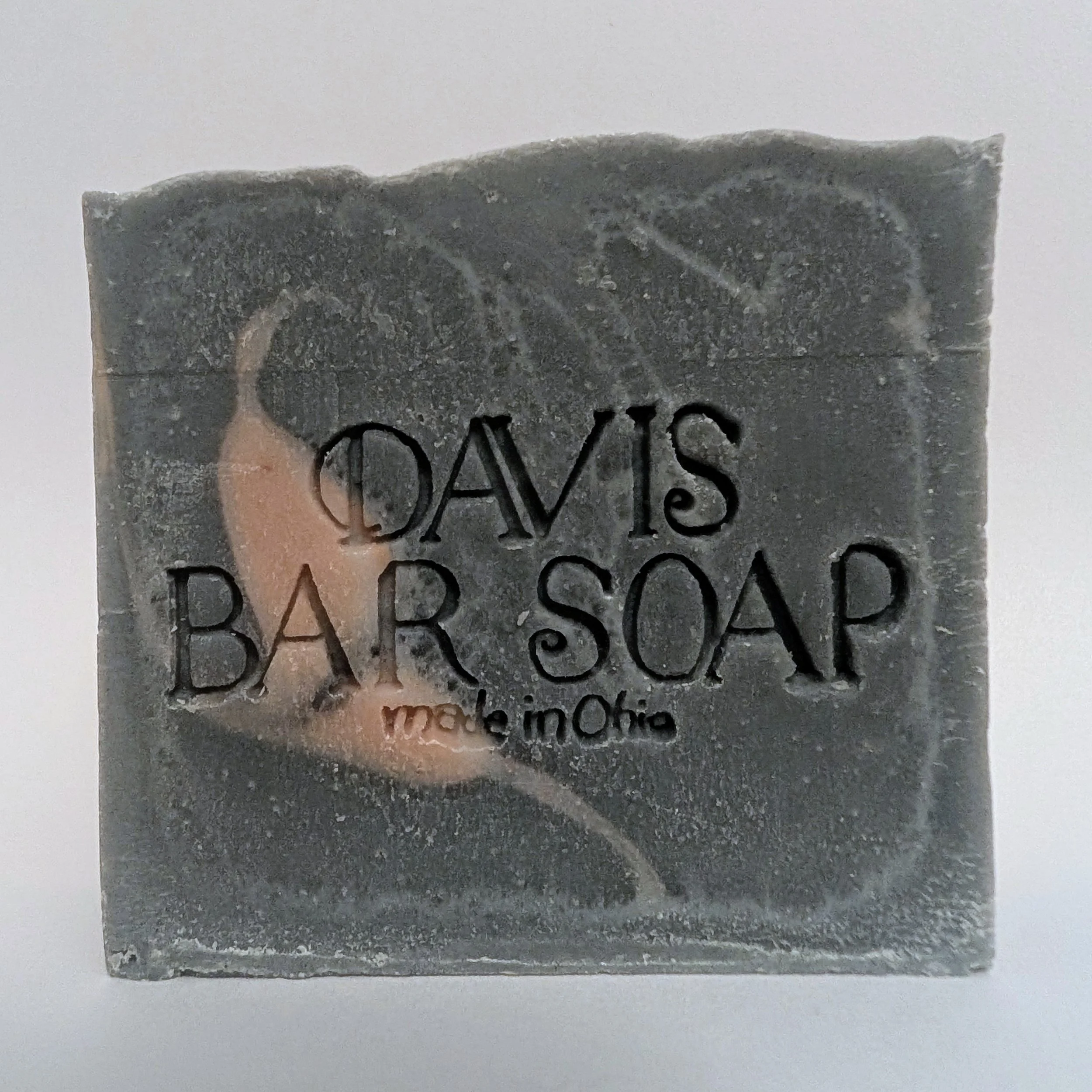 Black Cherry Natural Soap with activated charcoal and french pink clay