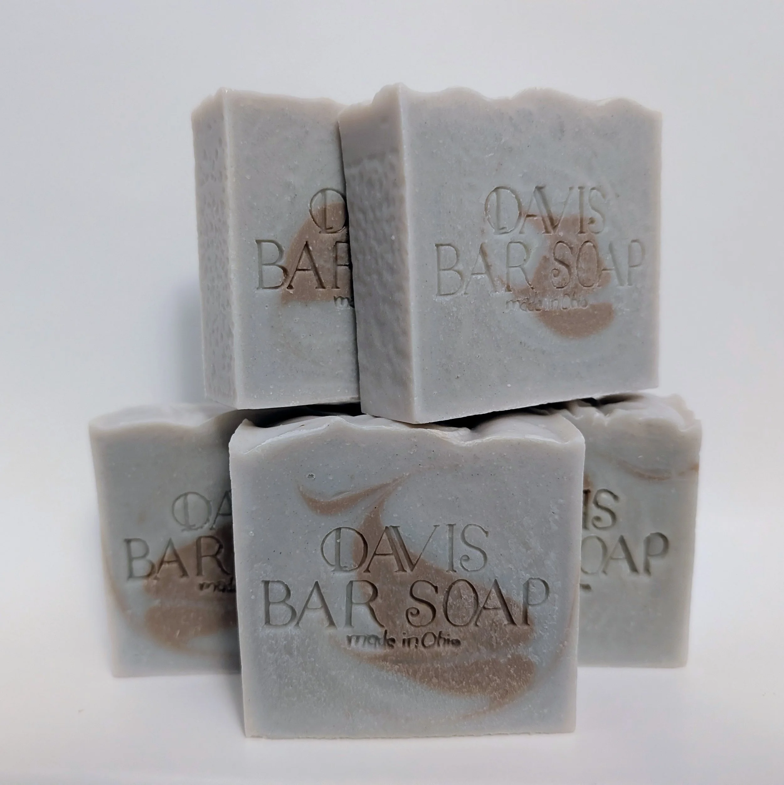 Moonlight bar soap with rhassoul clay, indigo root, smooth on skin