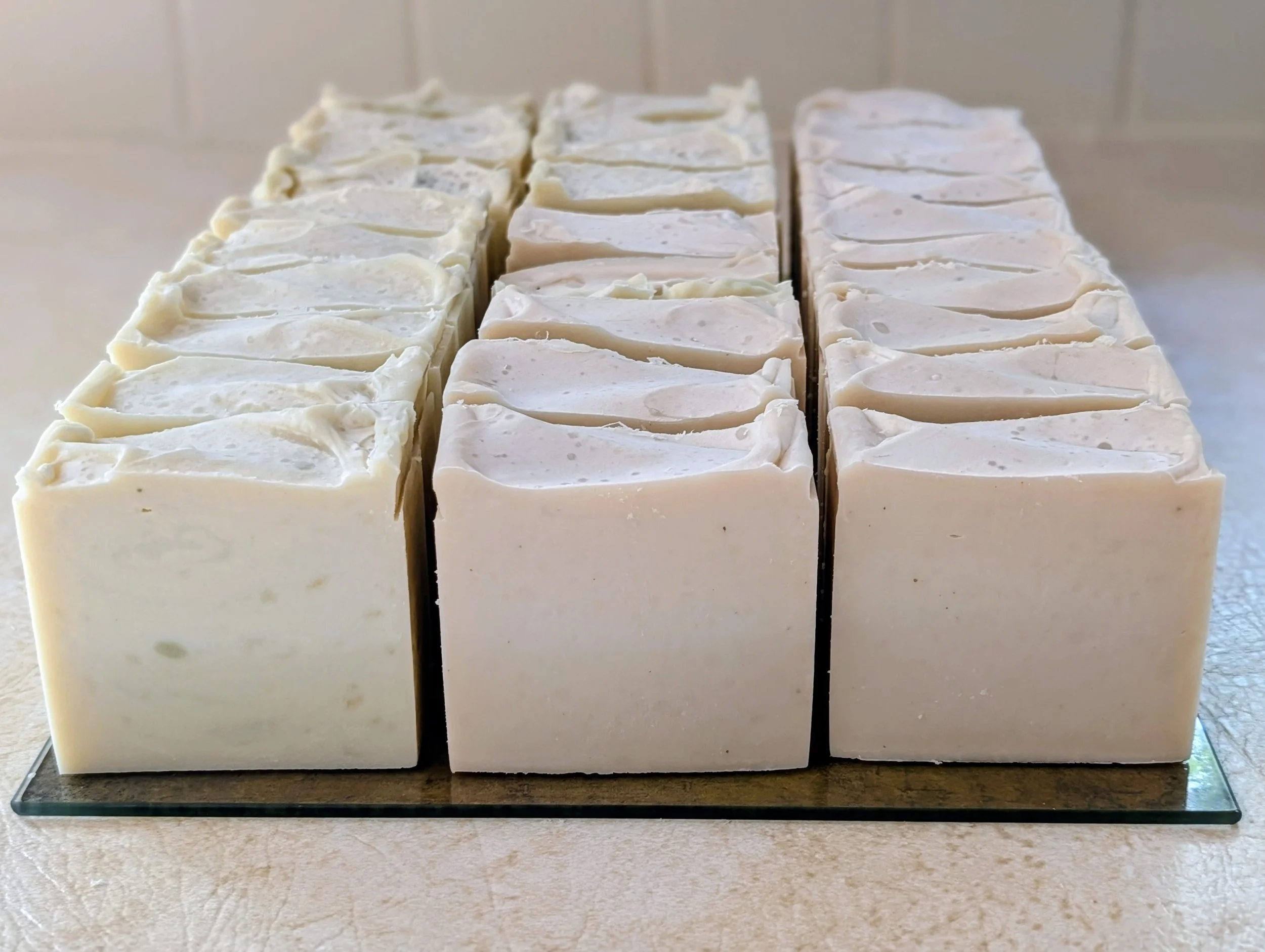 Full Brick Custom Stamped Soap 15 Bars or 46 Mini Bars