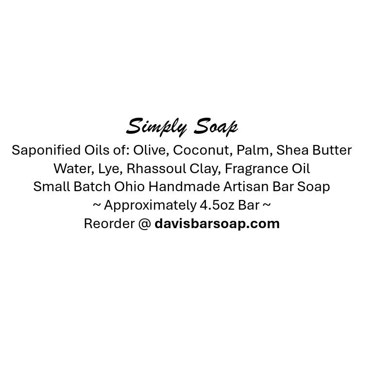Woods Scented soap with rhassoul clay, sensitive skin, whole body