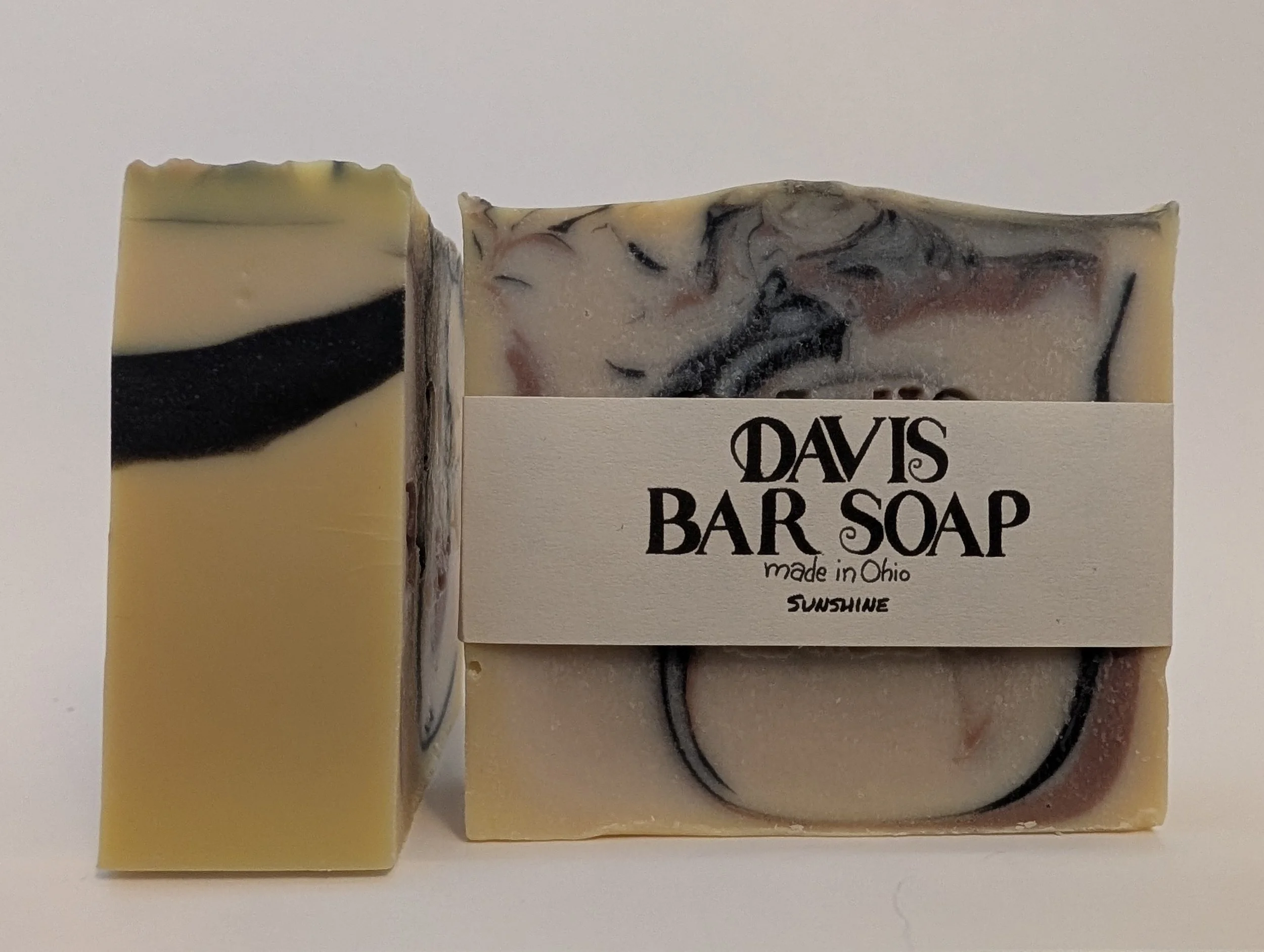 Pink clay, activated charcoal, natural, sensitive skin, handmade