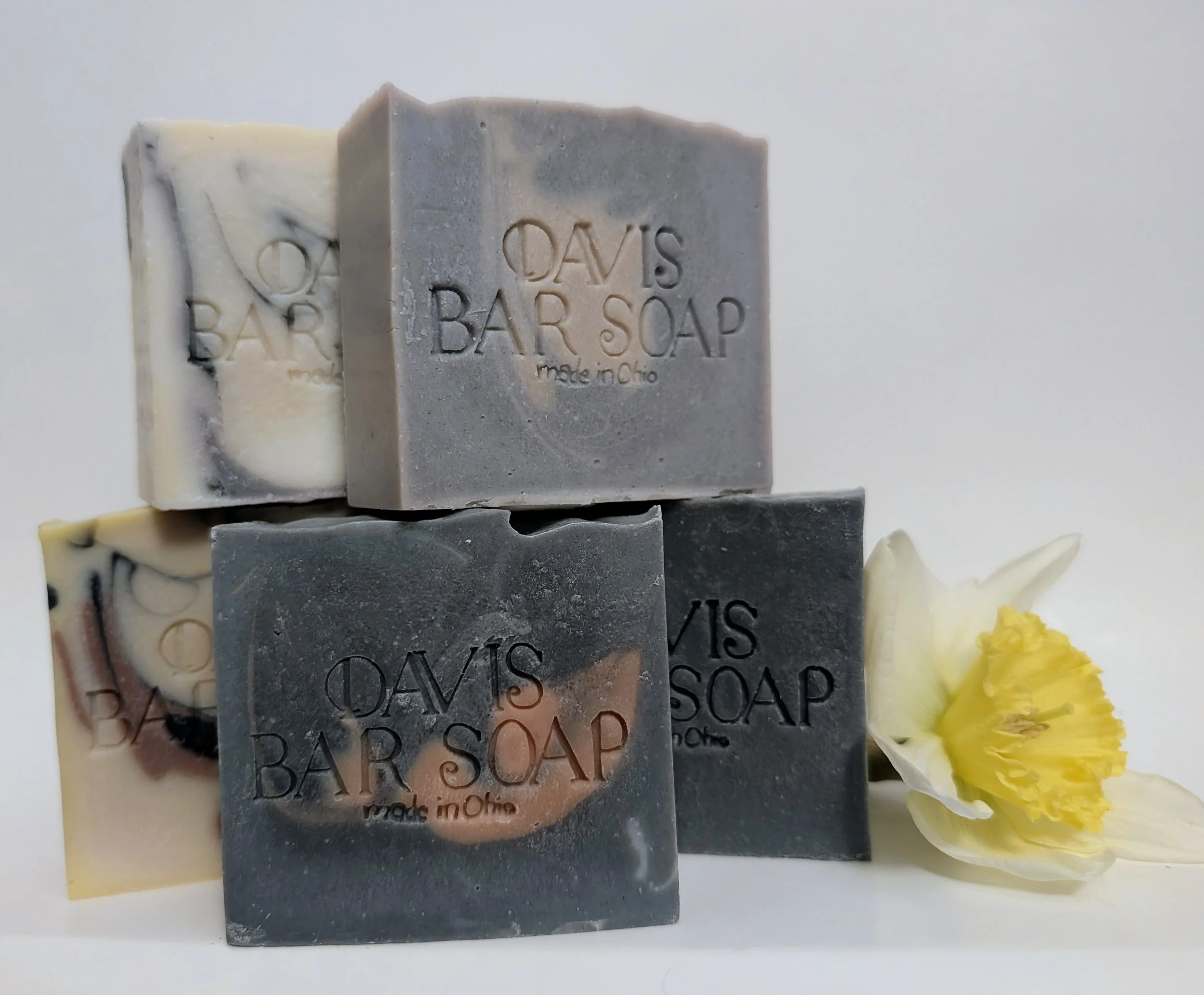 Women's beautifully crafted artisan gift box variety pack bar soap for sensitive skin and every day use.