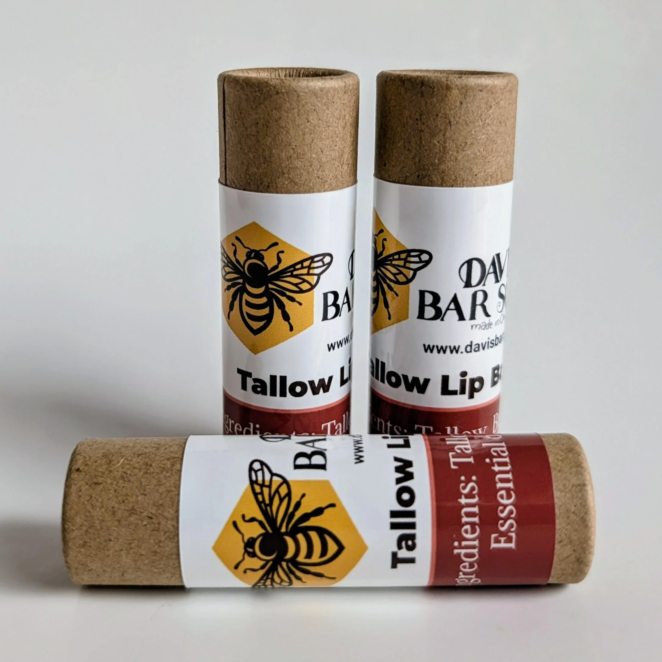 Mother's Day Special Gift Box. 3 bars of luxurious artisan Bar soap, whole body tallow bee's wax balm, and tallow lip balm with essential oil. Perfect mother's Day present.
