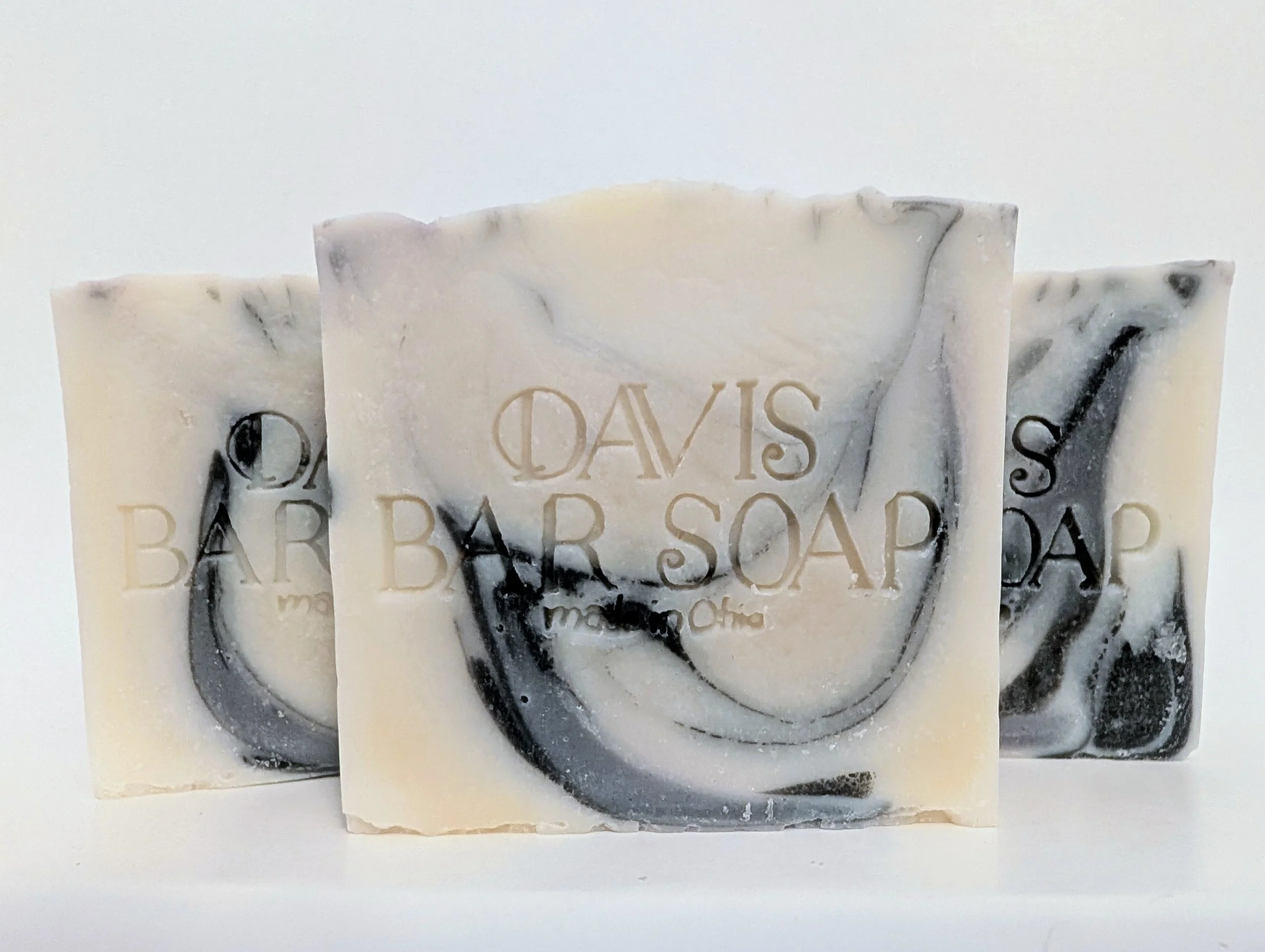 Lavendar Vanilla natural soap with activated charcoal and indigo root