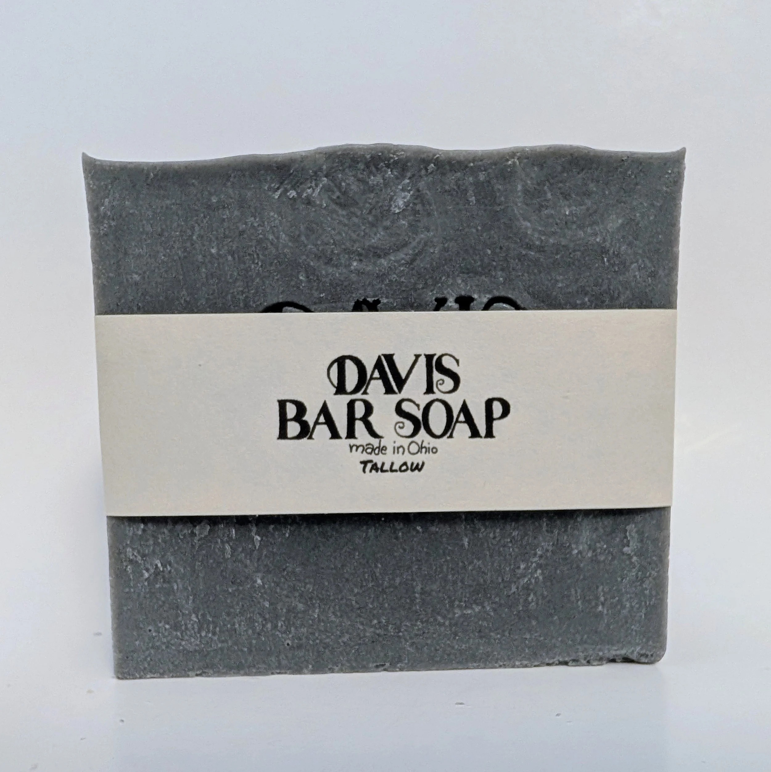 Tallow activated charcoal natural handmade soap