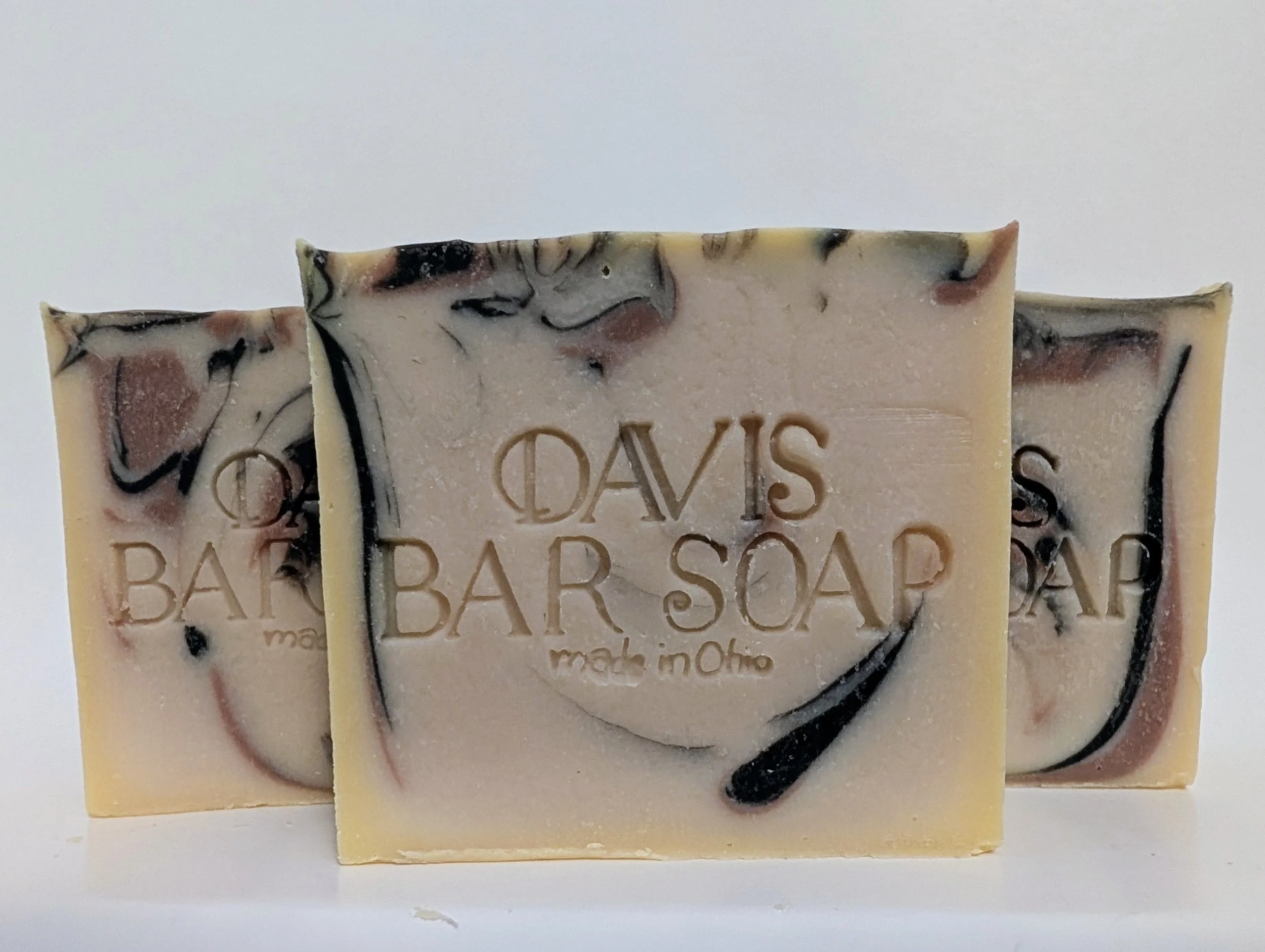 Pink clay, activated charcoal, natural, sensitive skin, handmade