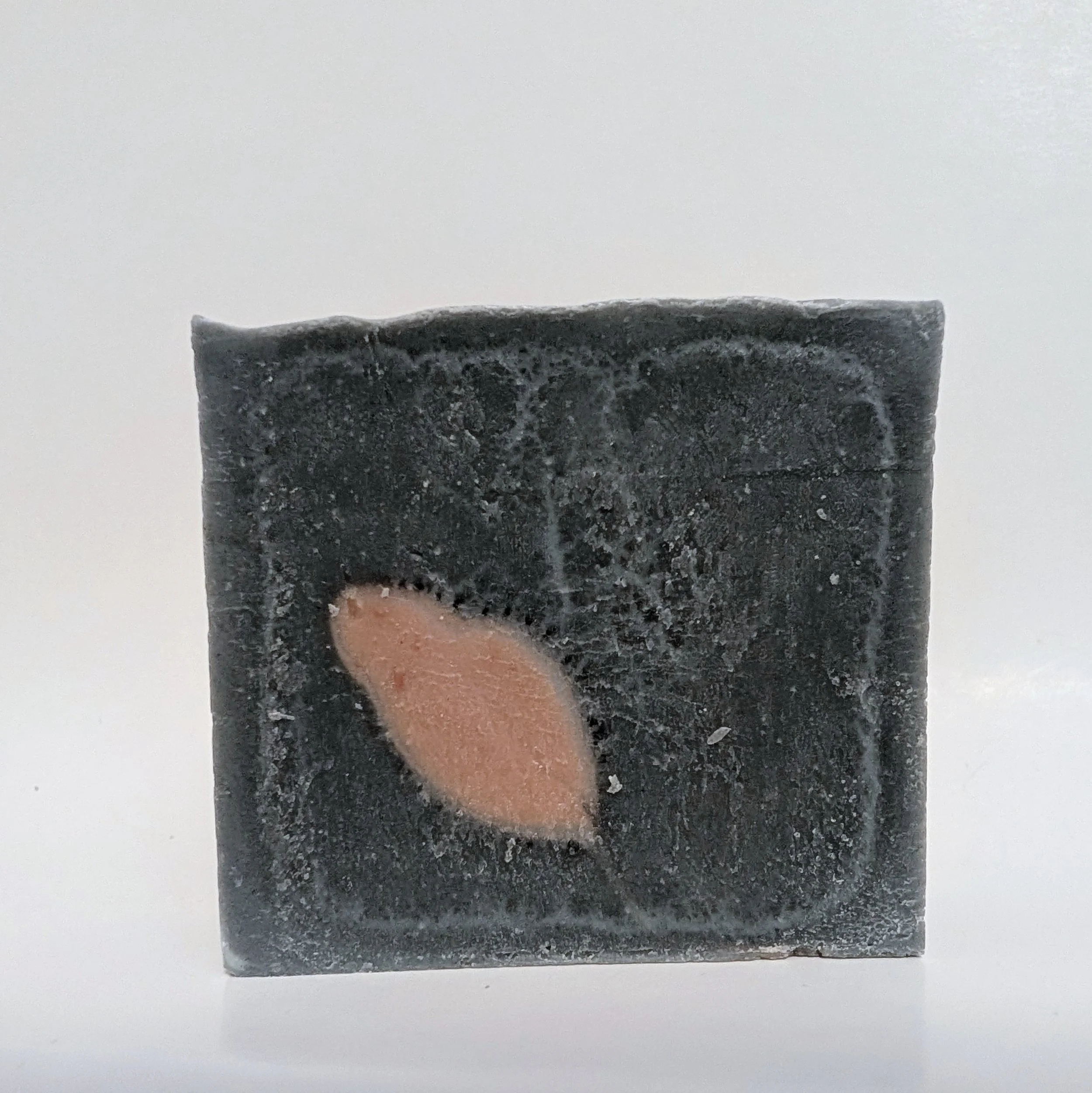 Black Cherry Natural Soap with activated charcoal and french pink clay