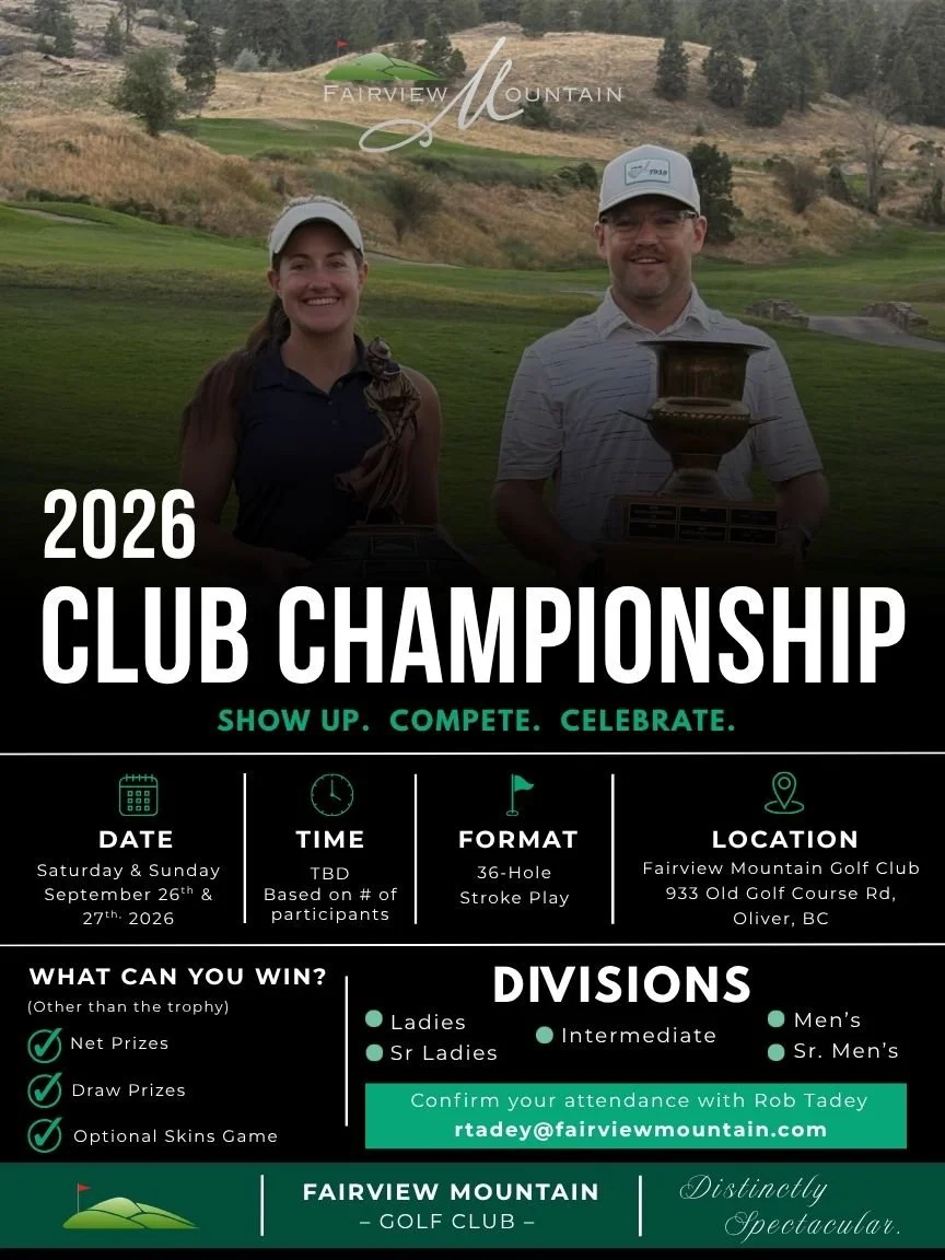 Ladies & Mens Club Championship - Shotgun