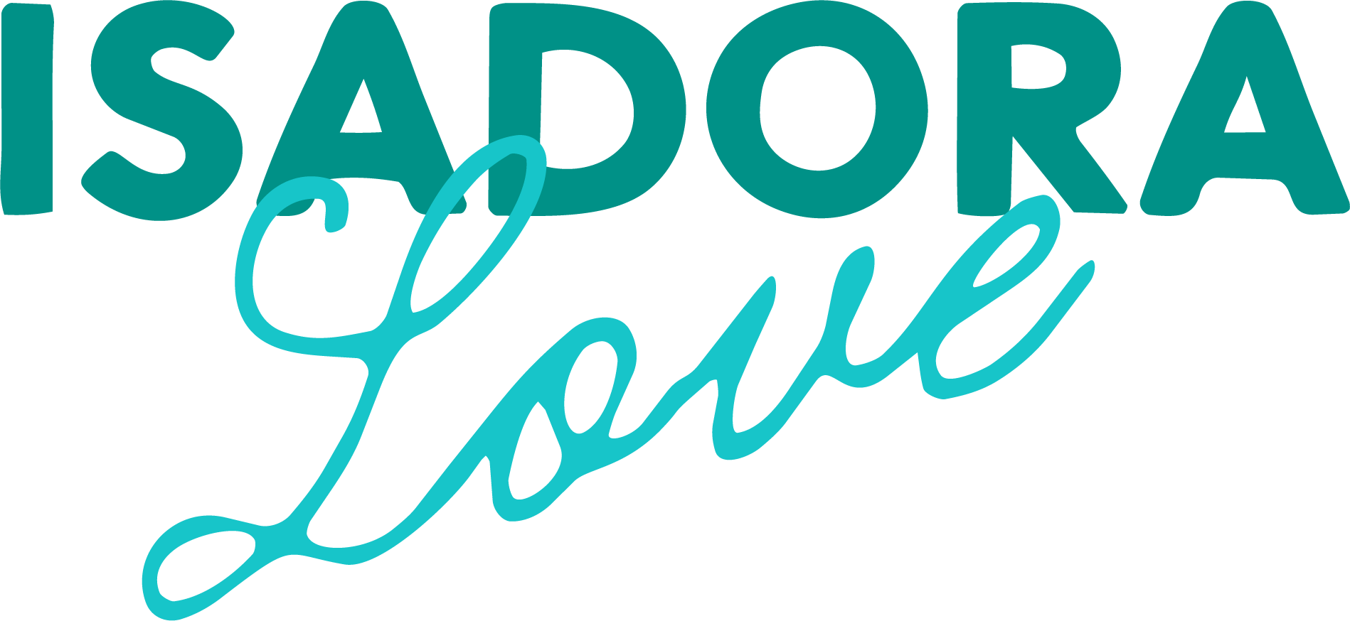 The logo reads 'ISADORA Style' in teal and light blue lettering, with 'ISADORA' in bold uppercase and 'Style' in cursive script.
