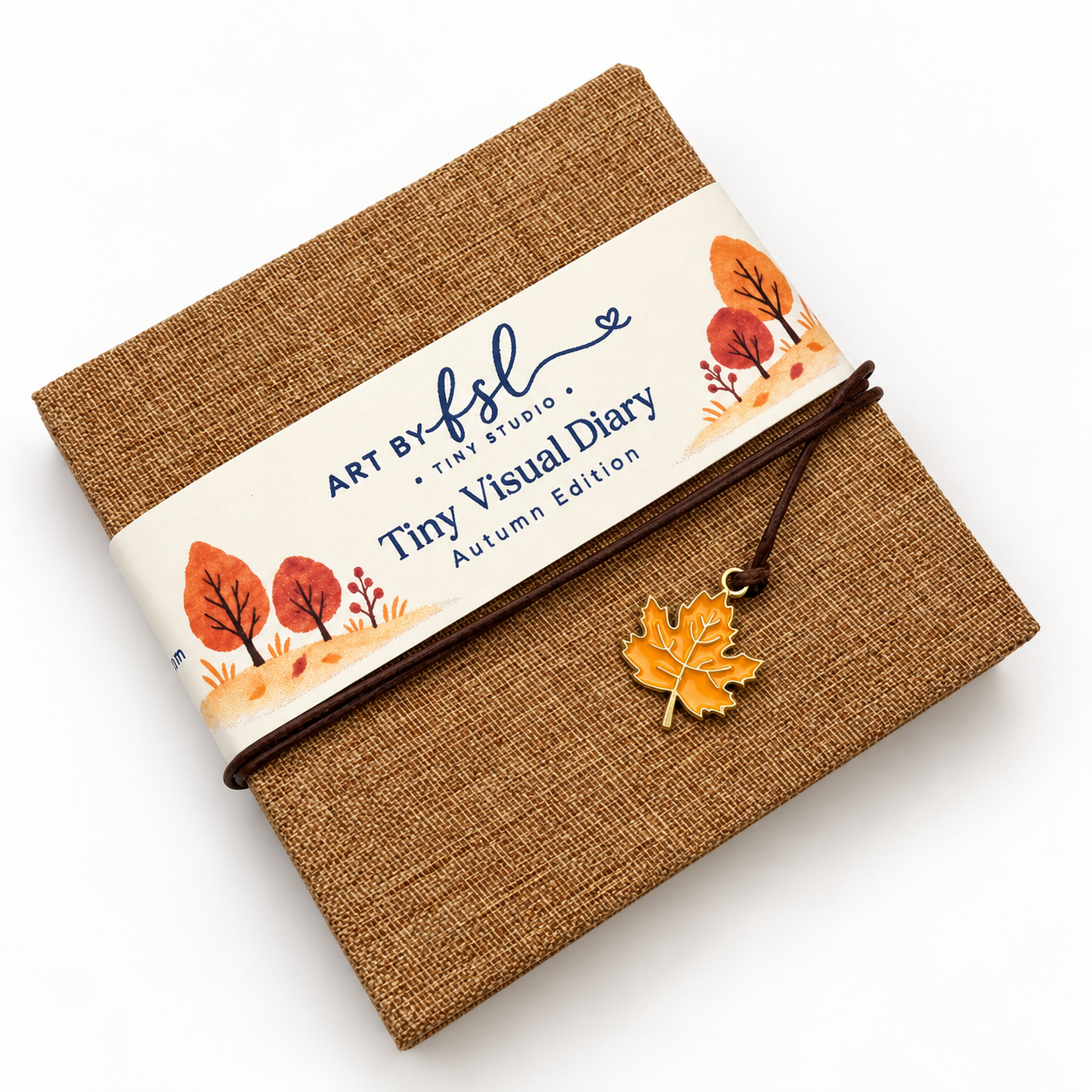 2. Tan linen autumn edition diary.png