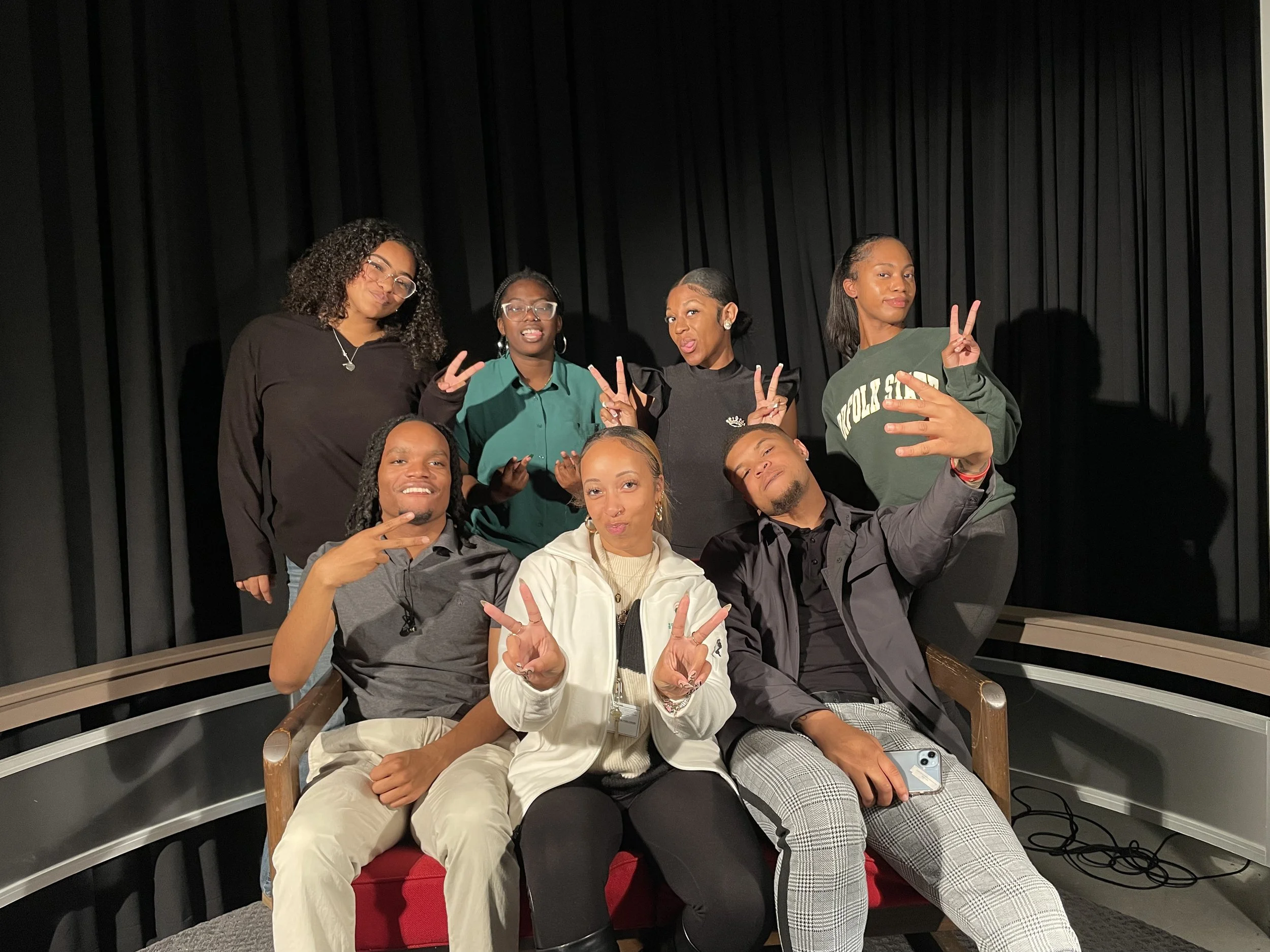 TV Production students as the semester ends