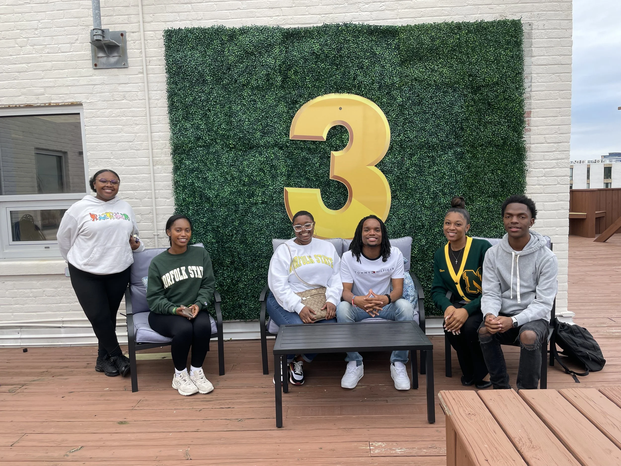 Some of my students on a field trip to my day job while at WTKR