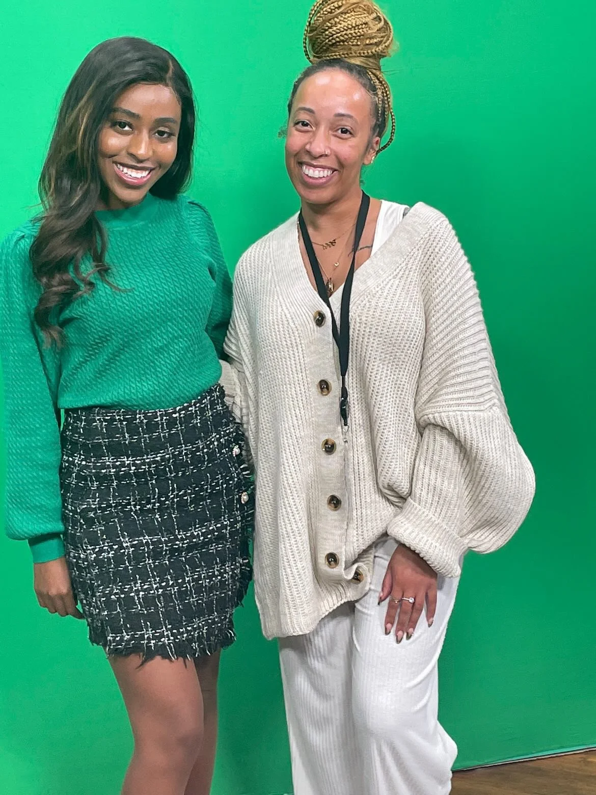 News Reporter Leondra Head and I