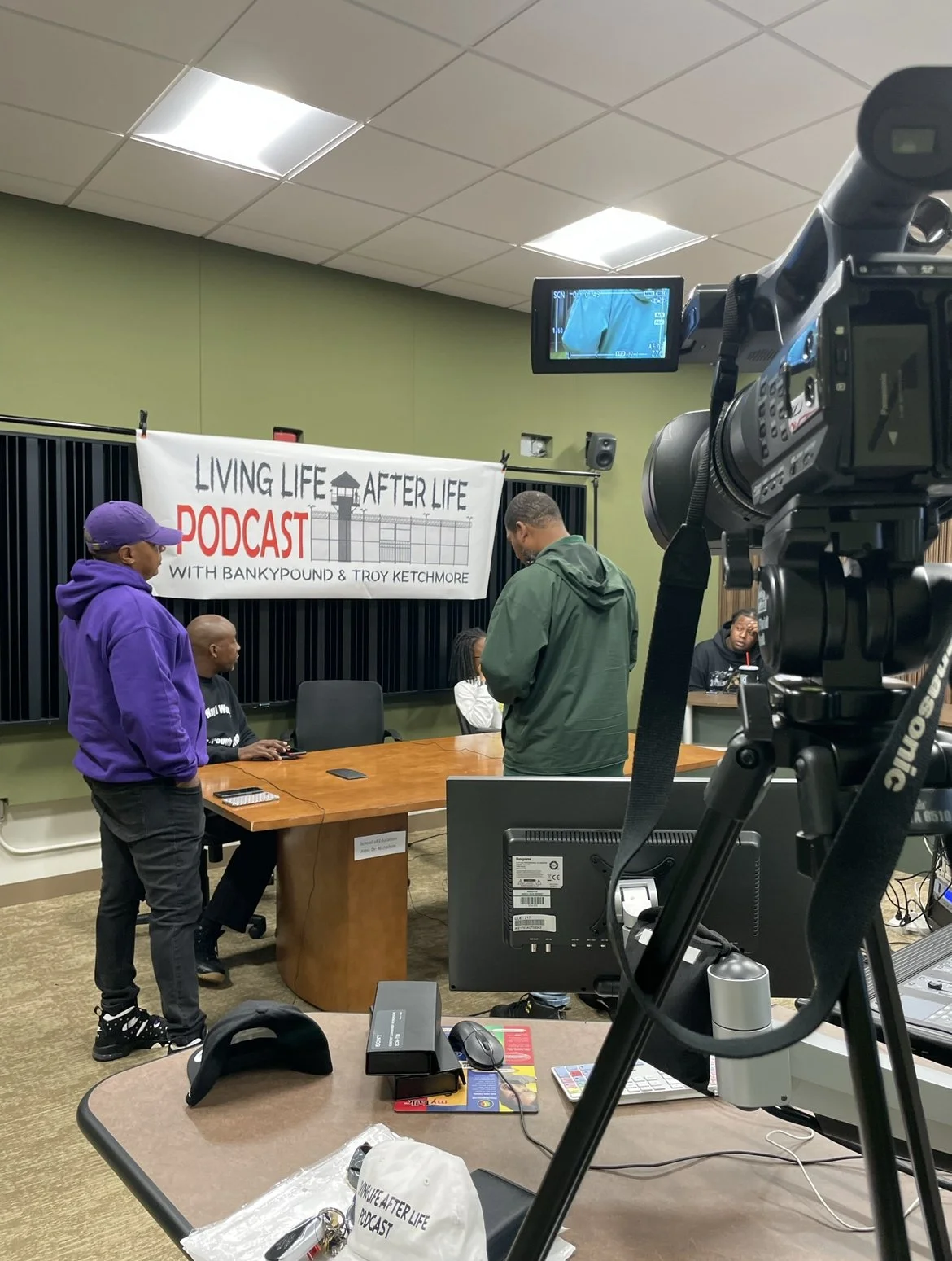 Behind the scenes of Living Life After Life Podcast