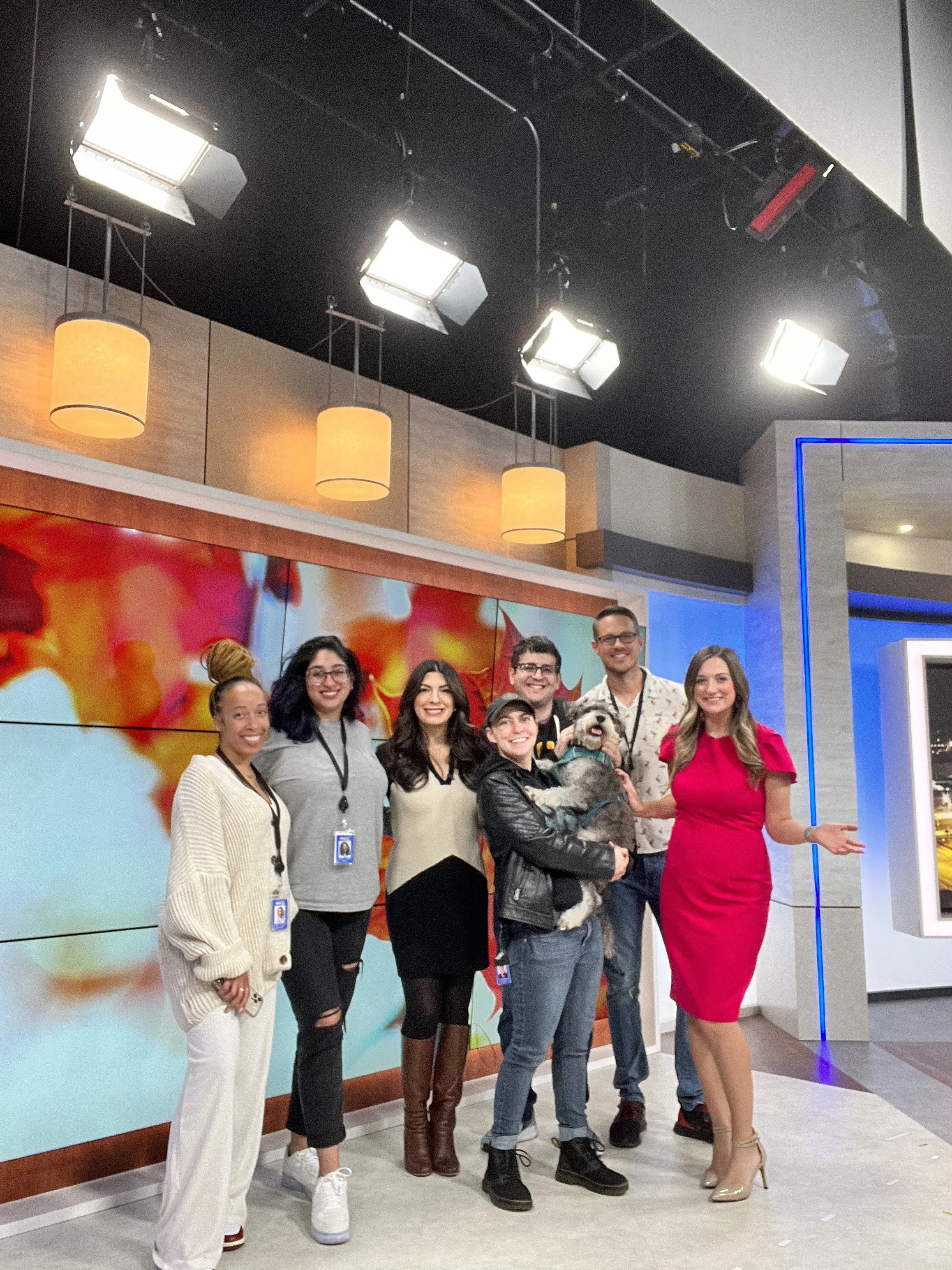 Evening production crew