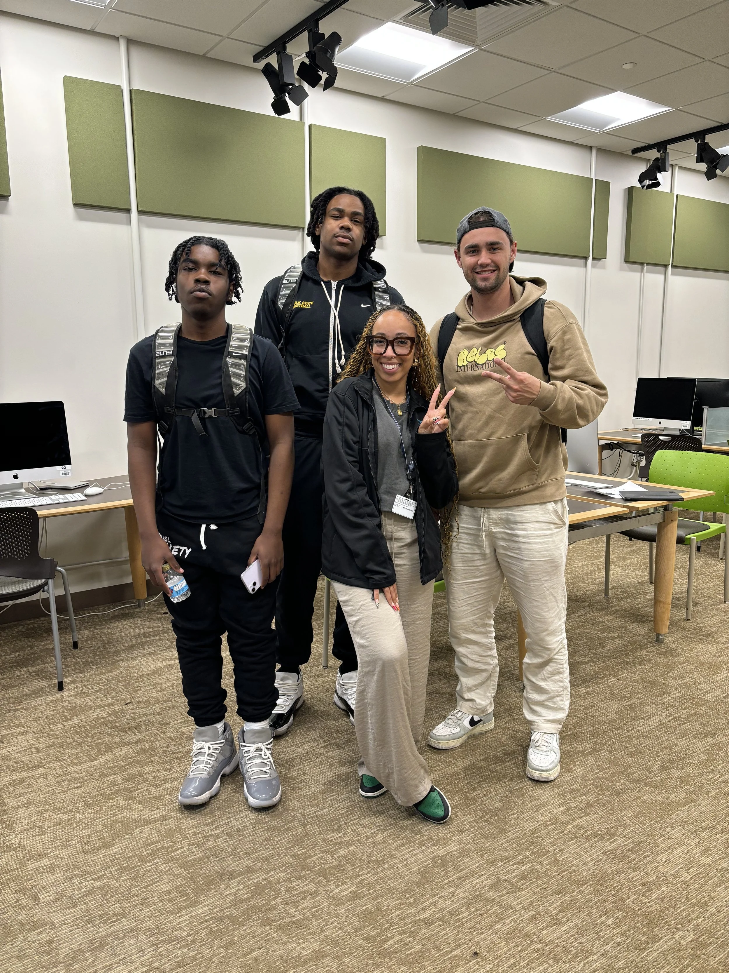 TV Production student-athletes