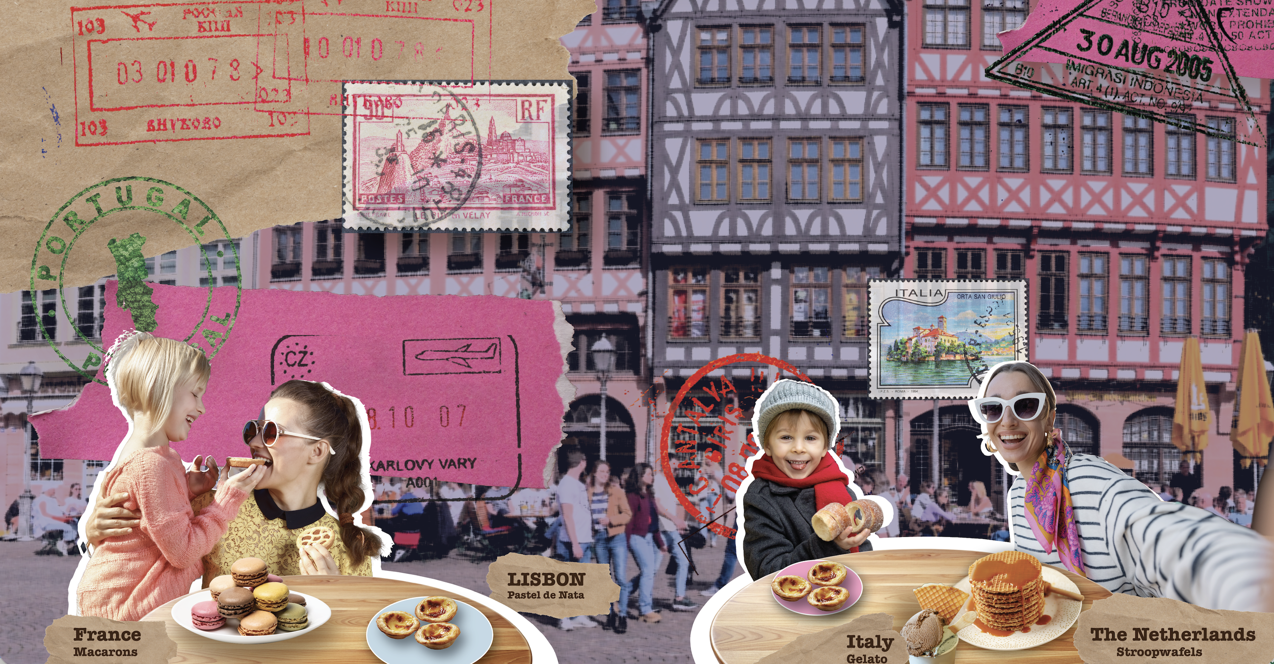 This piece illustrates the growing obsession with European treats and the viral craze surrounding them.