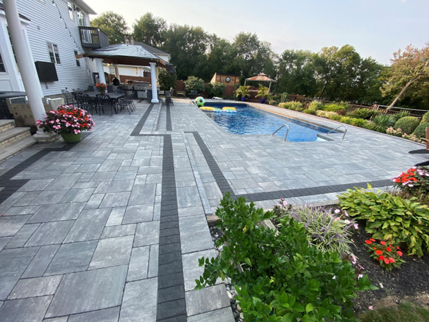 Pair a Pergola and Outdoor Kitchen in Saddle River, NJ for a Shady Spot to Feed Your Crew 