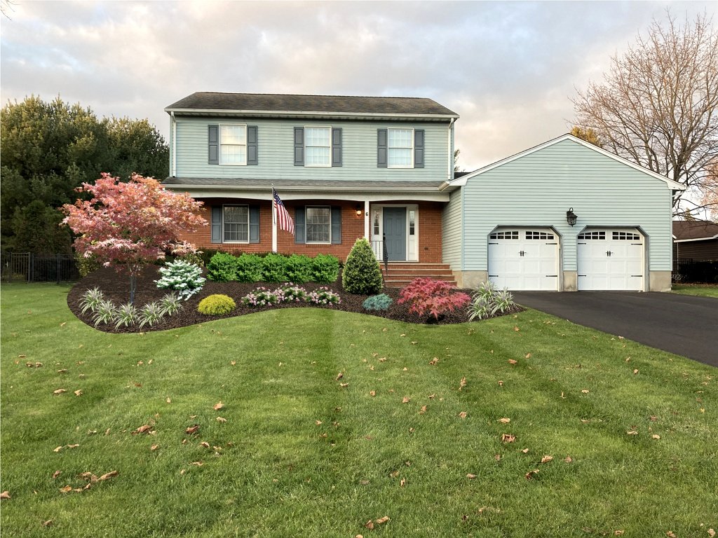 Landscape design company presenting digital renderings for a front entry with plantings. - Green Nature Landscape Design