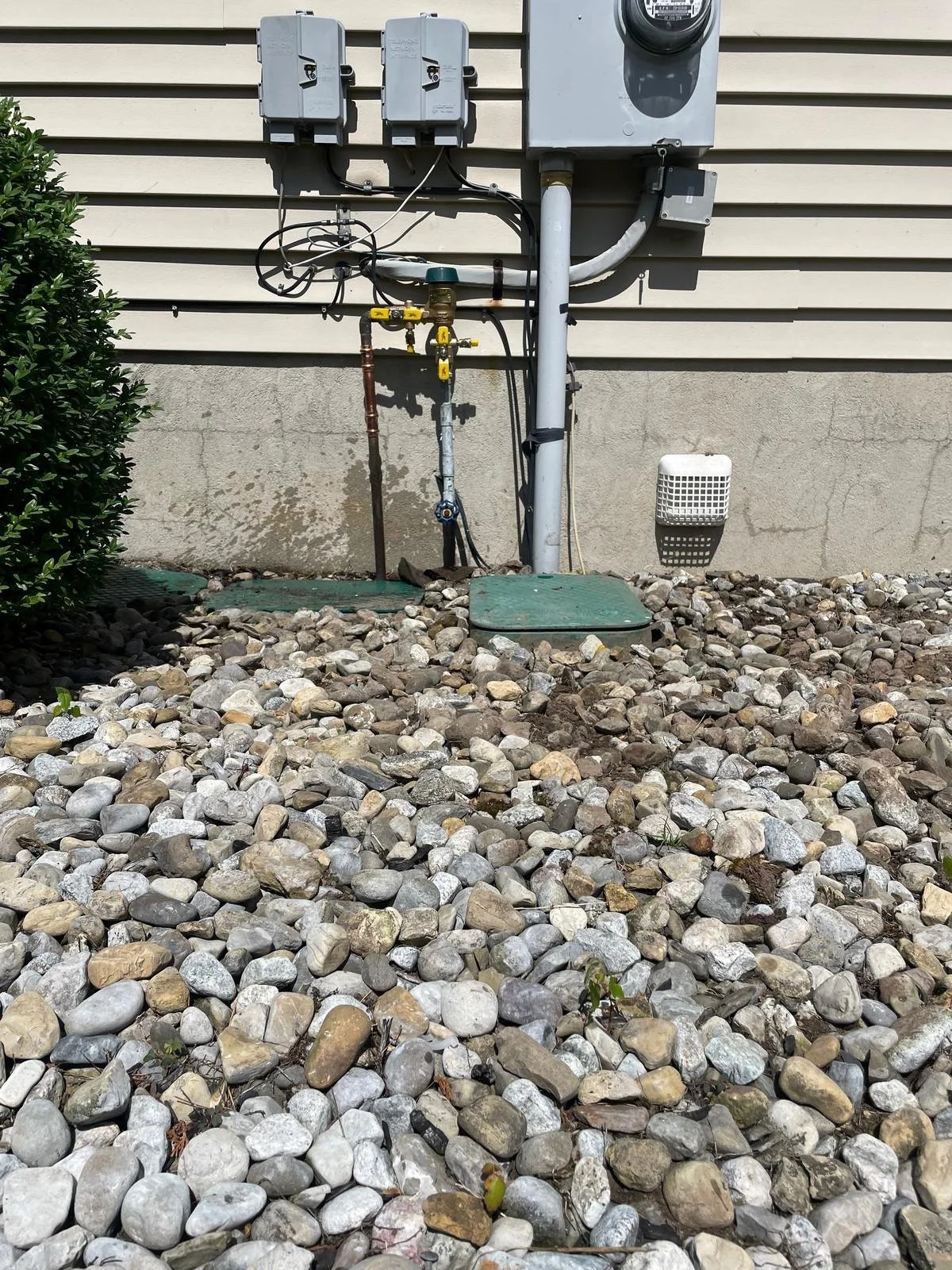 An irrigation system installation serving a beautifully maintained backyard - Green Nature Landscape Design