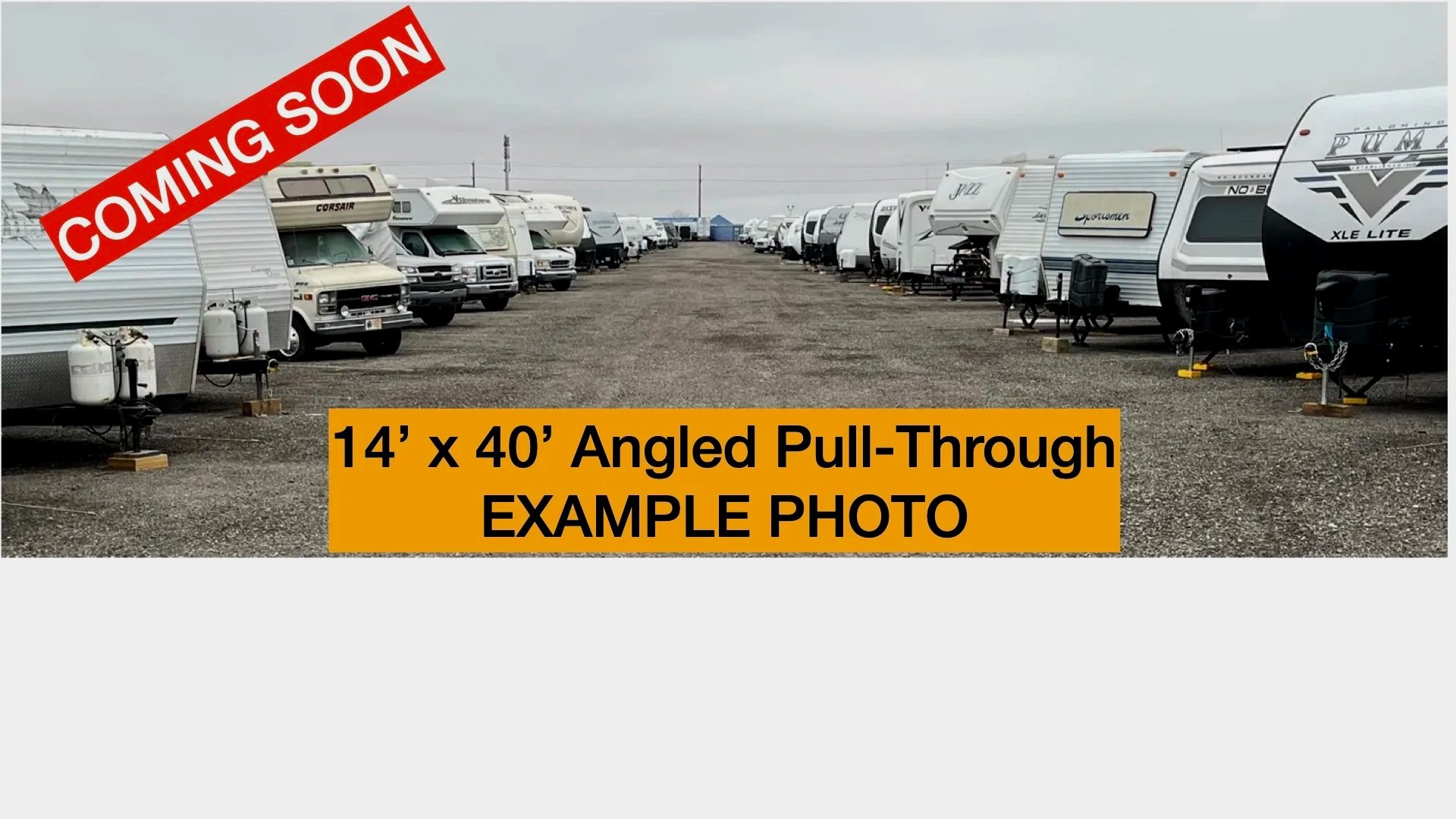 Pull-Thru Parking 14'x40' Stall
