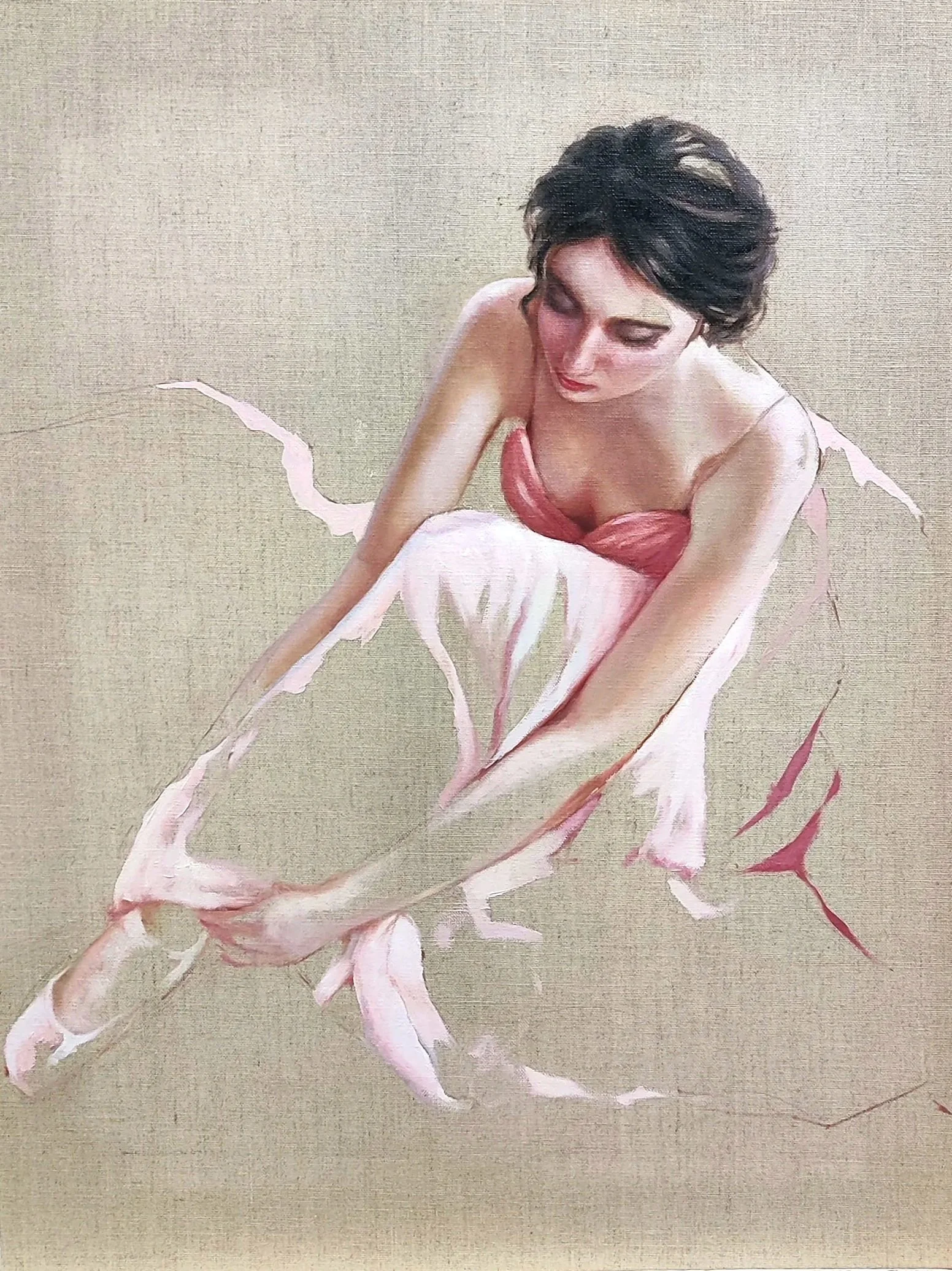 L’ETOILE - 60-51cm - Huile sur lin encollé