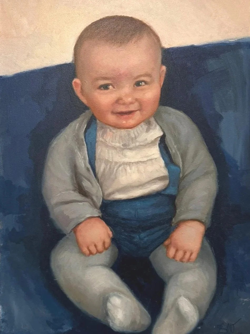 TON SUR TON - 20-40cm - Huile sur toile