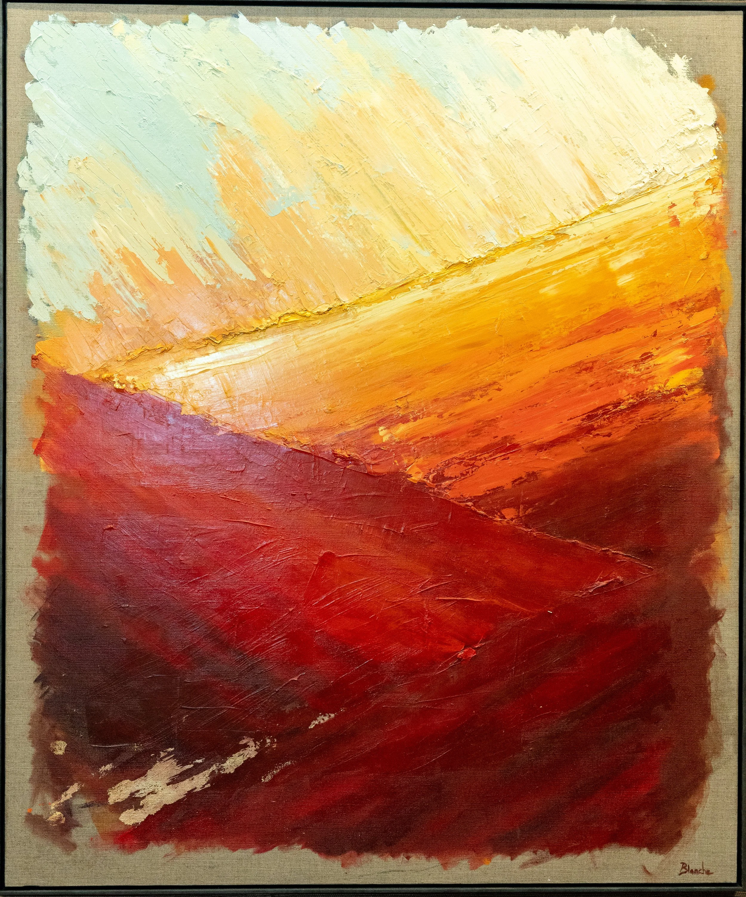 CAMPOS DE CASTILLA - 100-120cm - Huile sur lin encollé