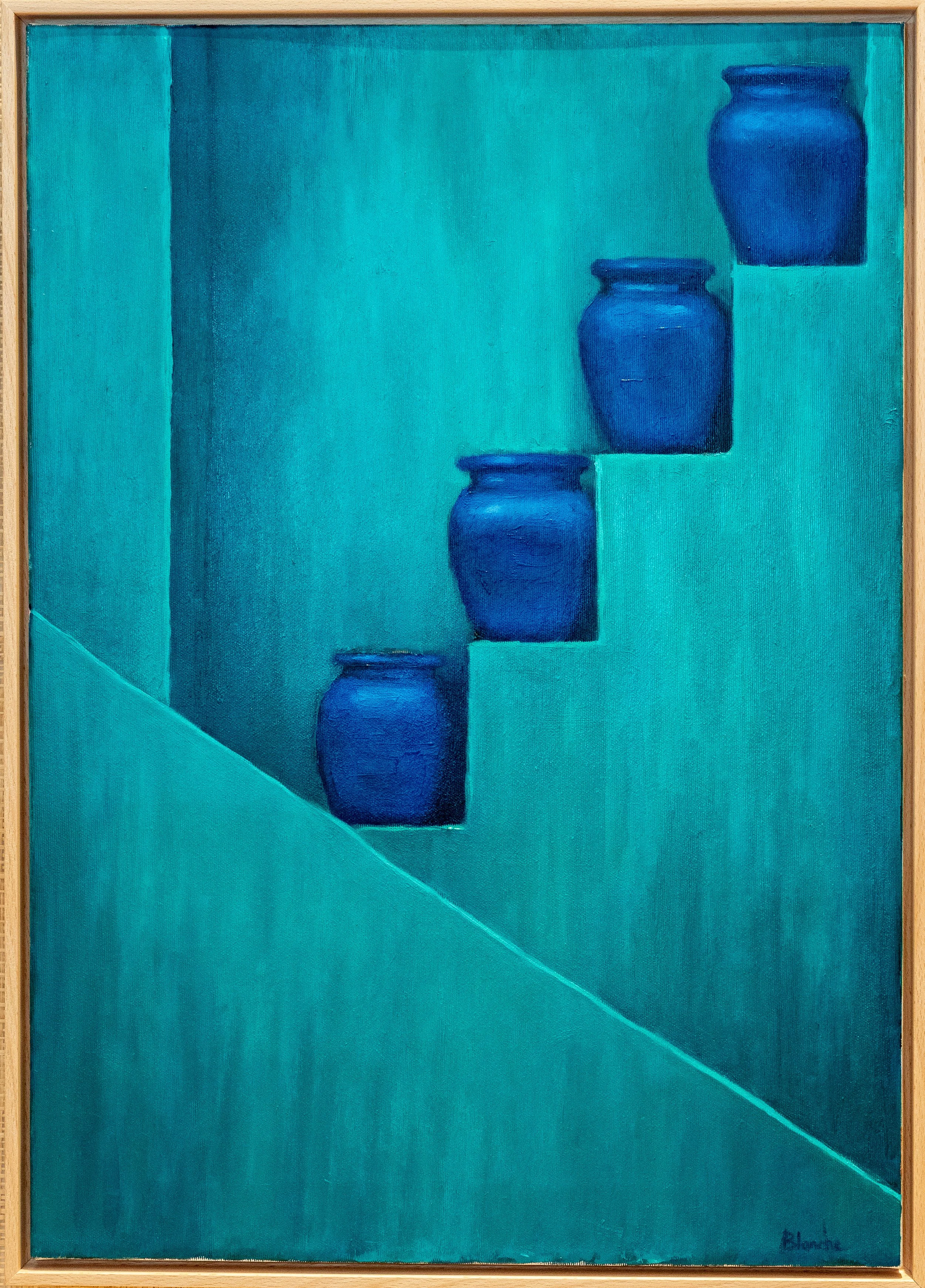 CONTRASTE - 45-65cm - Huile sur toile