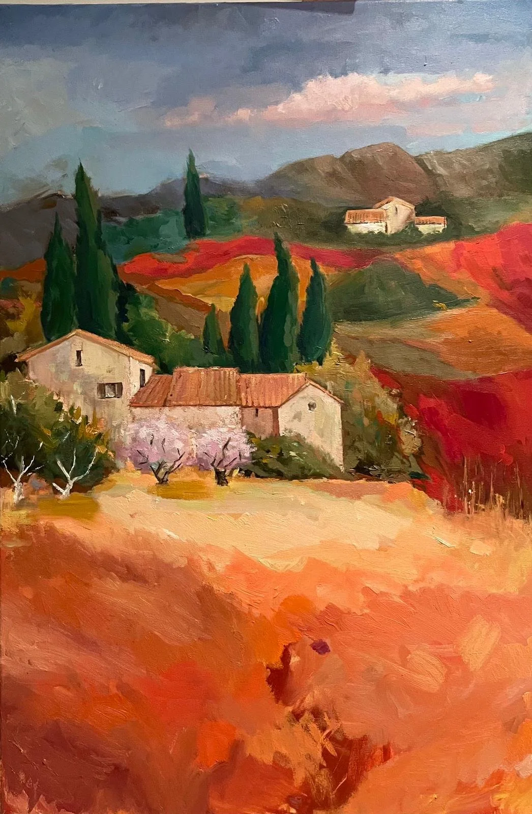 MISTRAL DE PROVENCE ©P. Janin - 60-90cm - Huile sur toile 
