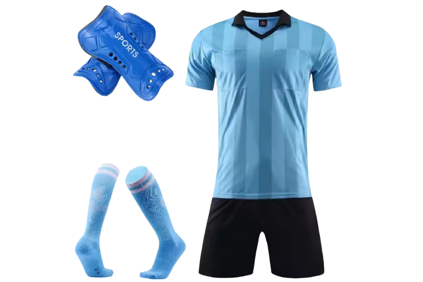 World Cup 2026 Full Kit Referee Uniforms | NYC World Cup Referee Full Kit Set – Jersey, Shorts, Socks & Shin Guards