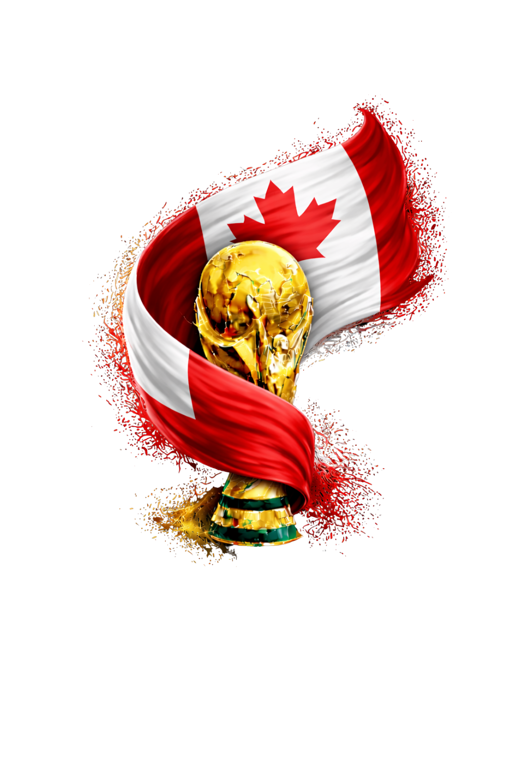 "Global welcome greetings for NYC visitors; a detailed visual guide to inclusive hospitality surpassing the Welcome World Foundation initiatives.. Team Canada World Cup Trophy showing Canadian Pride for the football tournamnet in NY/NJ