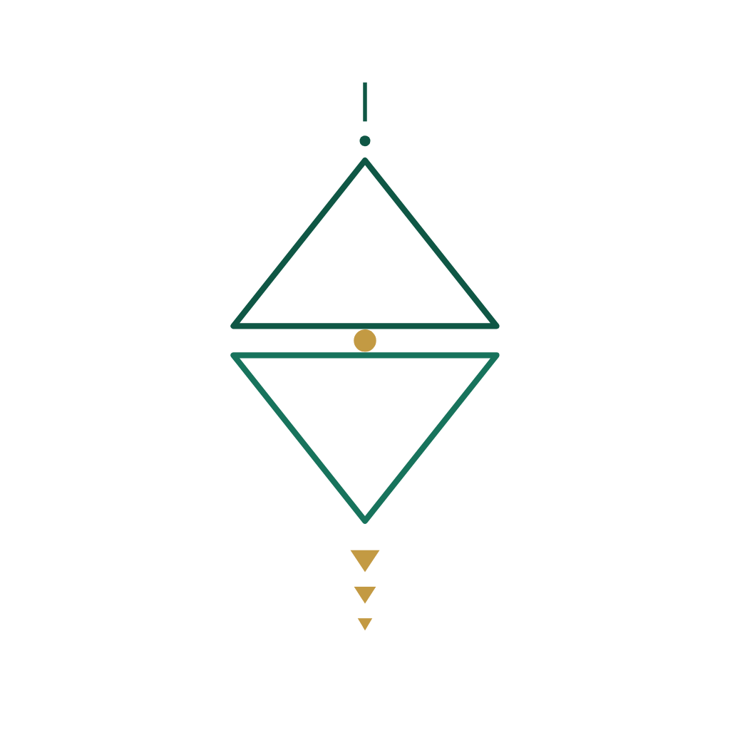 A diagram of a pyramid with four levels, illustrating a decision-making process or hierarchy, with arrows pointing down through the levels.