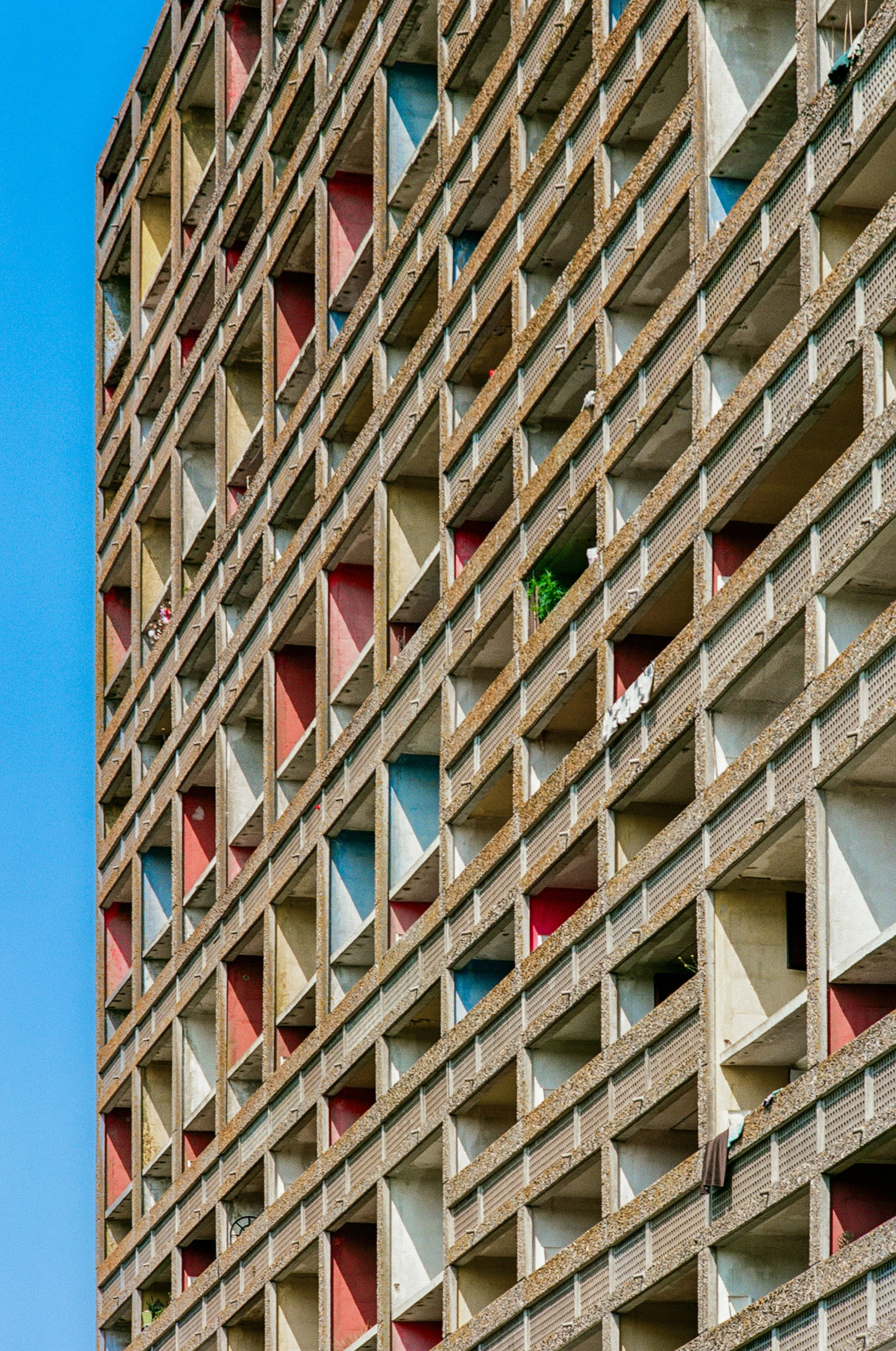Photograph of La Maison Radieuse Le Corbusier in Reze by Sebastien Lavalaye