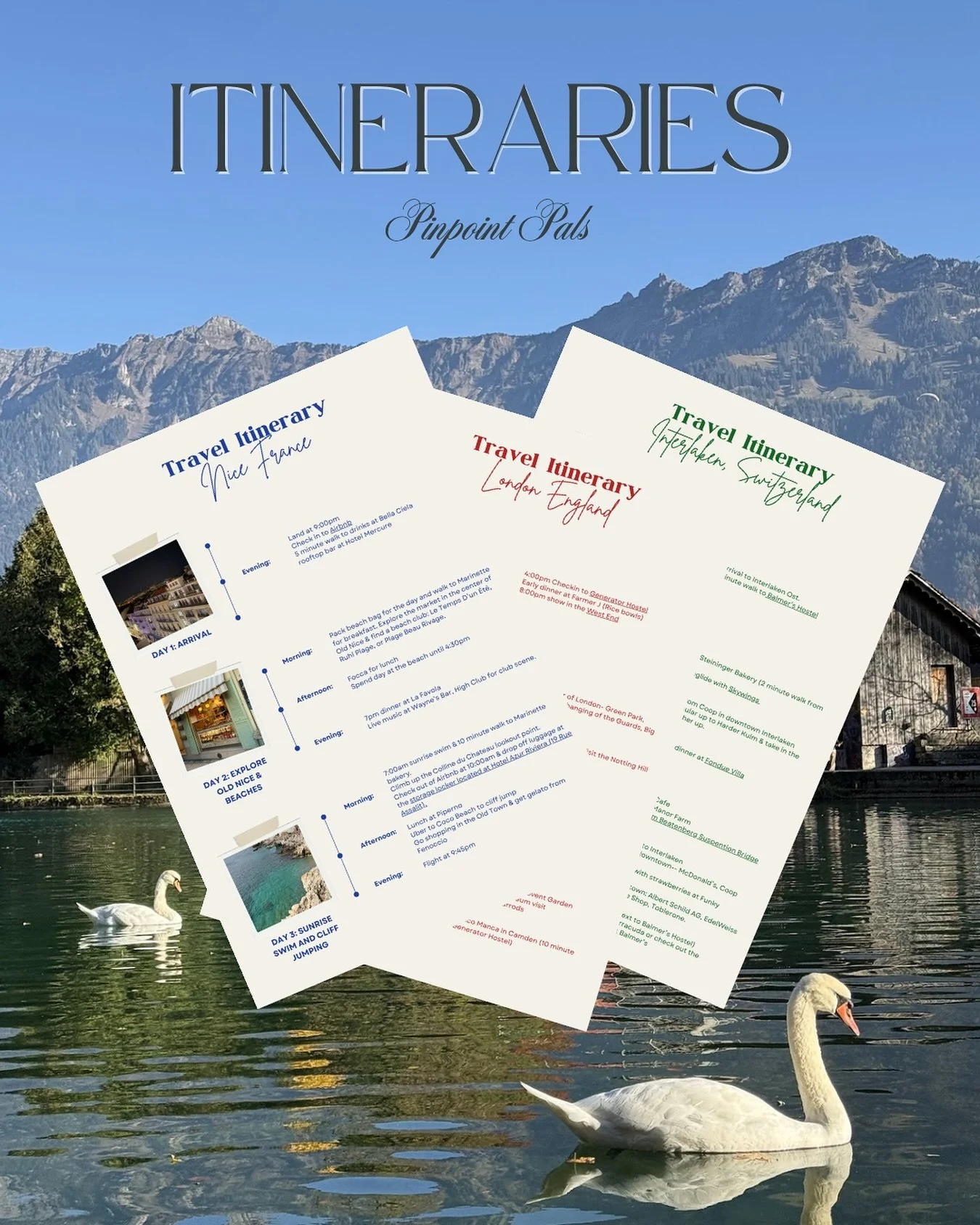 Want more info from our travels? Look not further! Pinpoint pals provides detailed itineraries for each trip we take, and they are free to download! Just click the link in our bio to plan your next trip TODAY!✨🧳

#studyabroad #itinerary #travel #tra