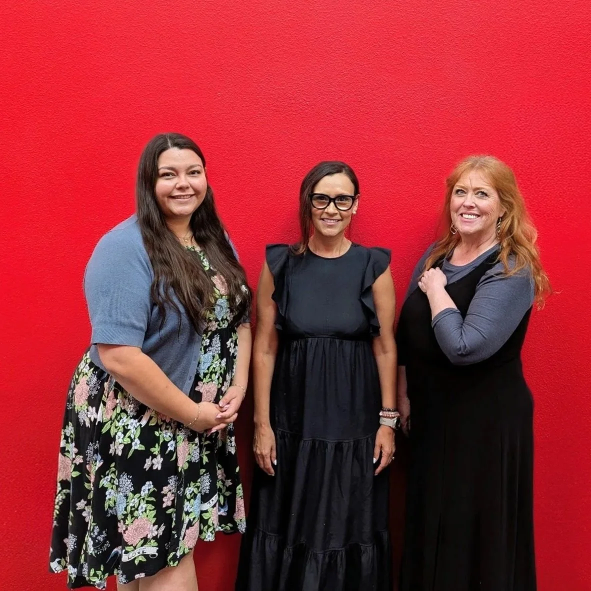 Group photo of Nicole, Jeanette, and Blanca Jones with Positive NRG