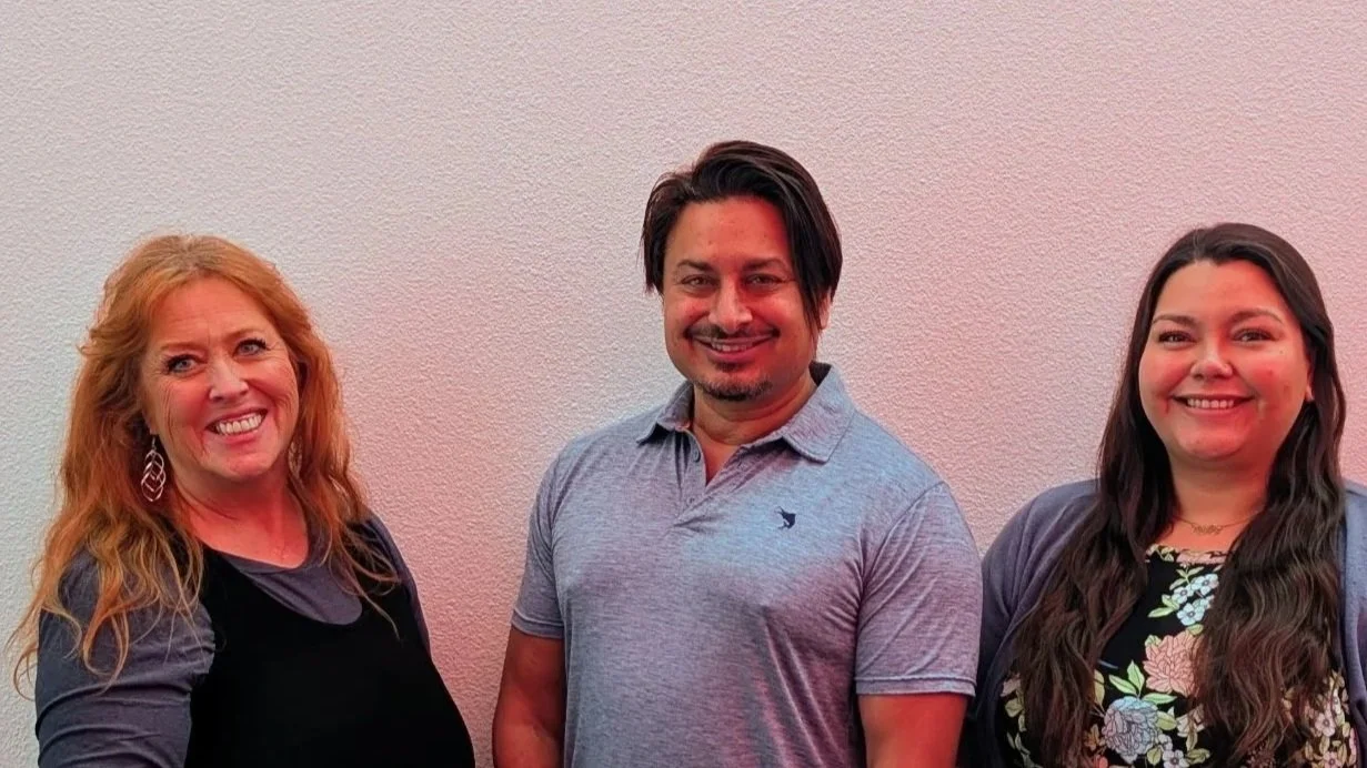 Group Photo of our Host Jeanette Forni, guest co-host Nicole Castillo, and Jakrun with Sodhi Law Group