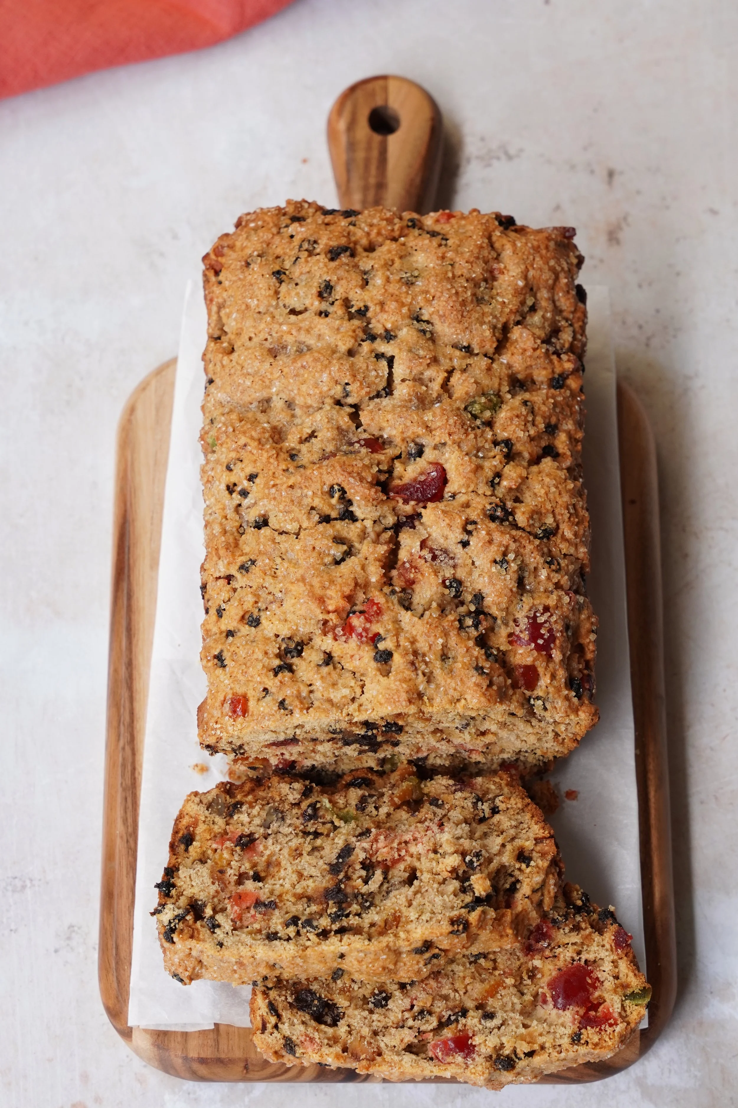 A detailed shot of sweetbread presented on a cutting board
