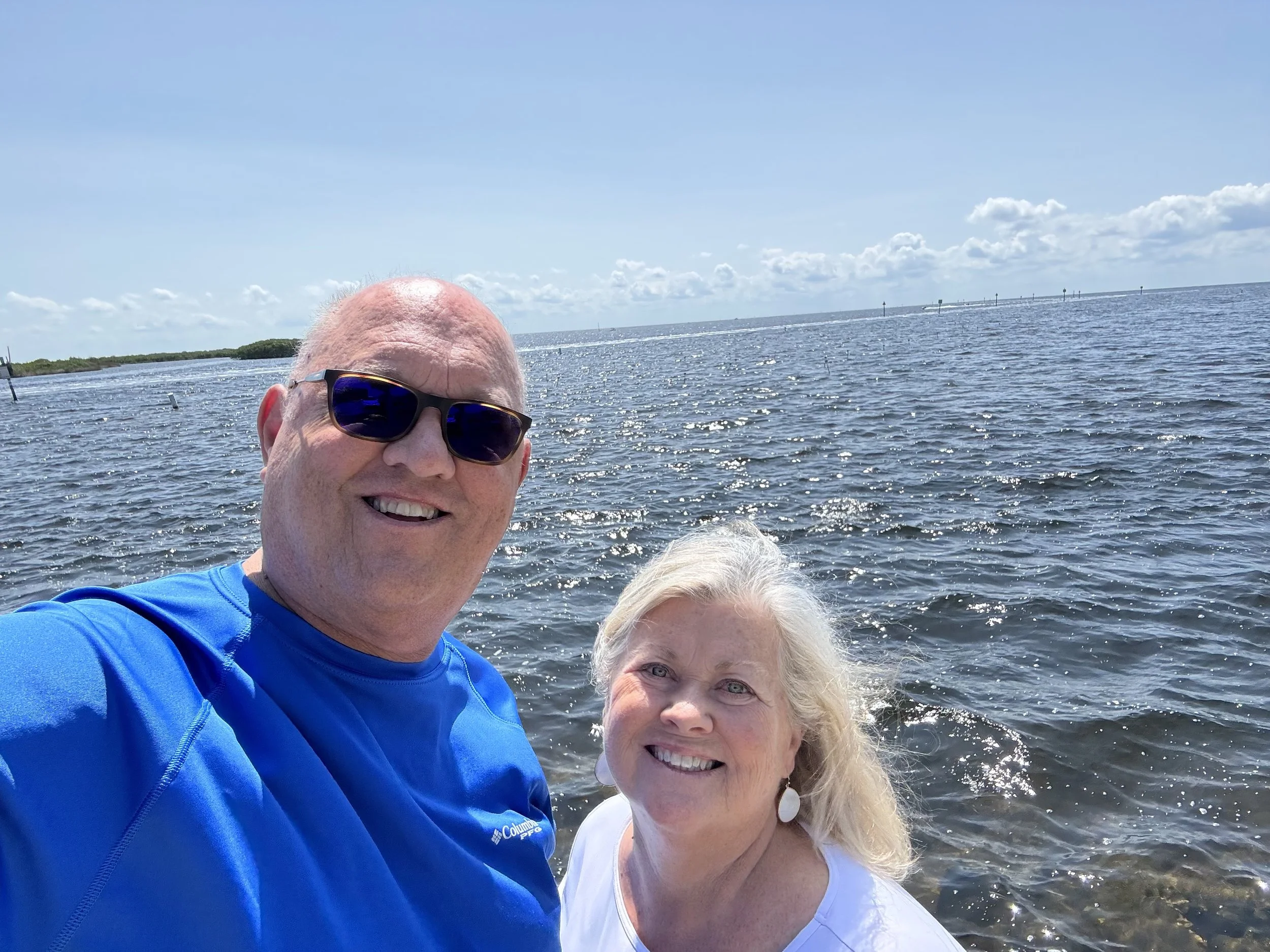 Mike and Sandi Armbruster taking a selfie.