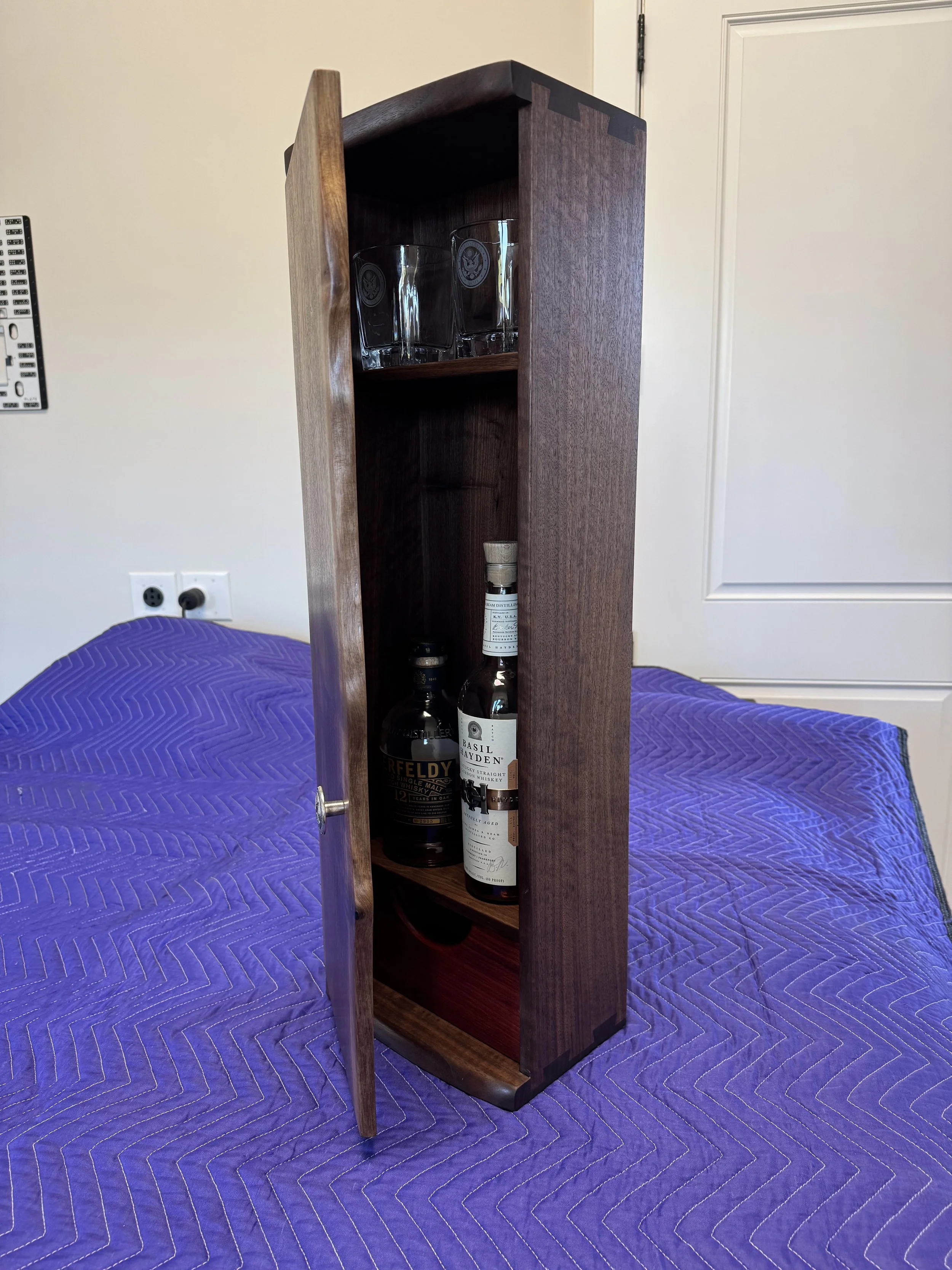 Hanging Whiskey Cabinet
