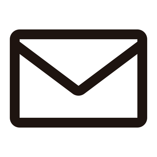 Icon of an envelope, representing email or message.