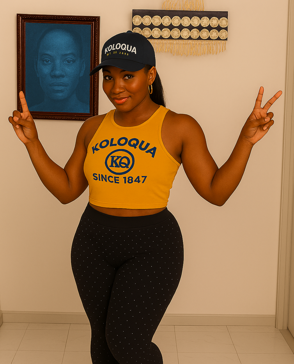 KOLOQUA Women's Classic Crop Top