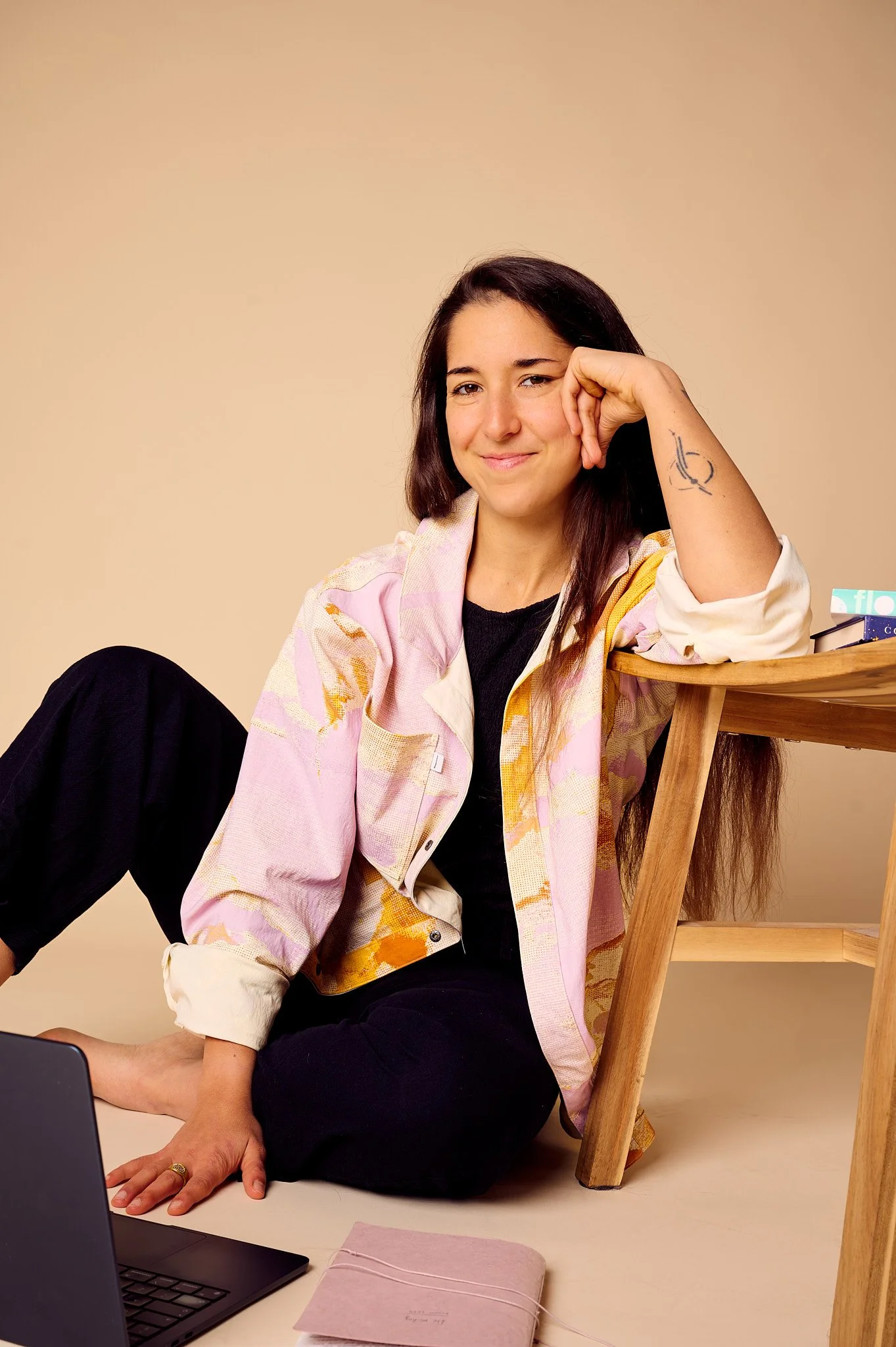 Portrait of coach in calm, grounded presence.