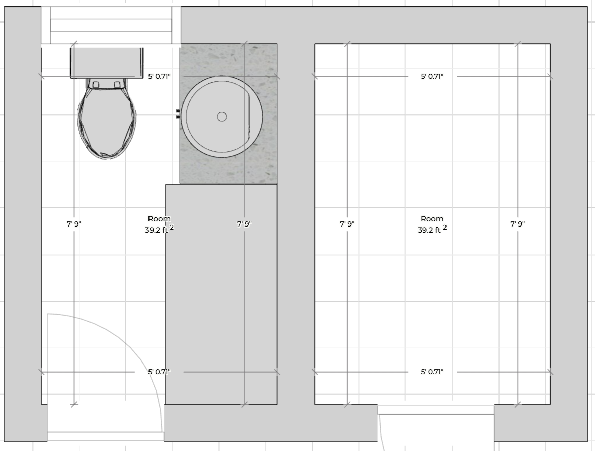 2D Floor Plan: Before