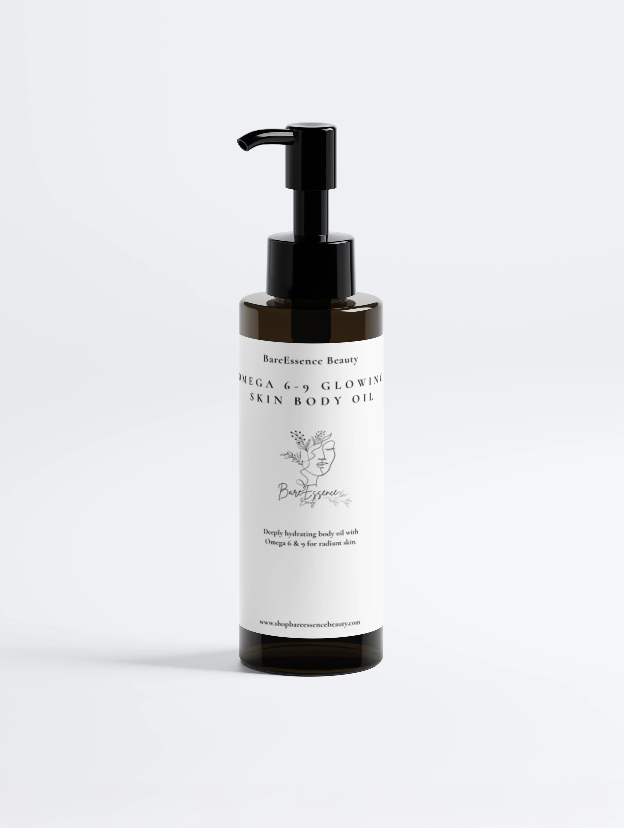 Omega 6-9 Glowing Skin Body Oil | Lightweight Nourishing Moisture for Smooth, Radiant Skin