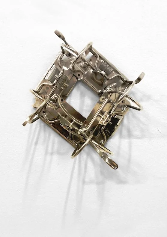 Katharina Kohl, Going, going, gone, 2026 - Multiple aus Aktenordnerfragmenten