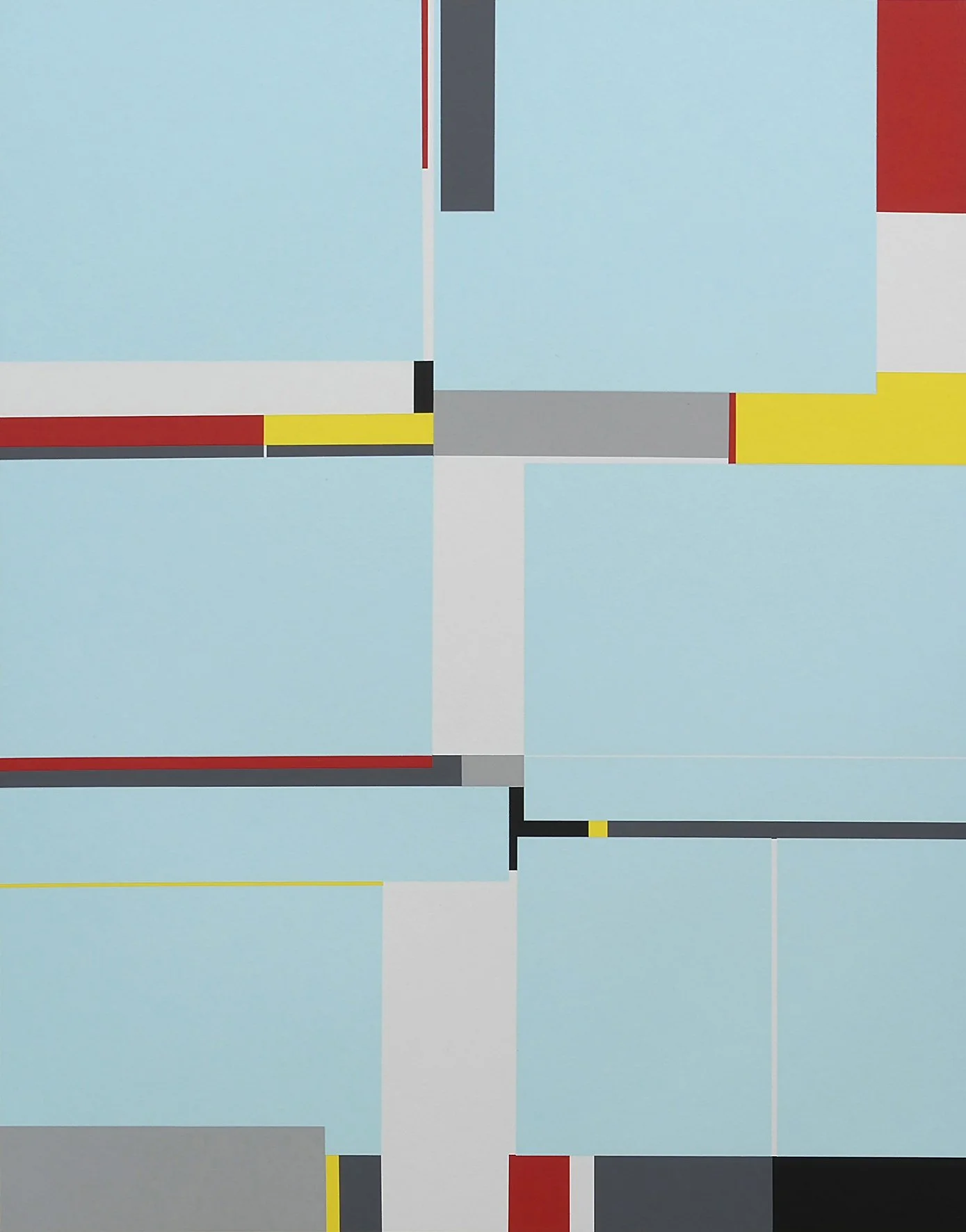 Matin, 2009 Siebdruck auf Fedri-goni Old Mill, 250 g/m² Druck: Siebdruckwerk-statt Ahrens, München Auflage: 30, 70 x 55 cm Rückseitig betitelt, signiert, nummeriert